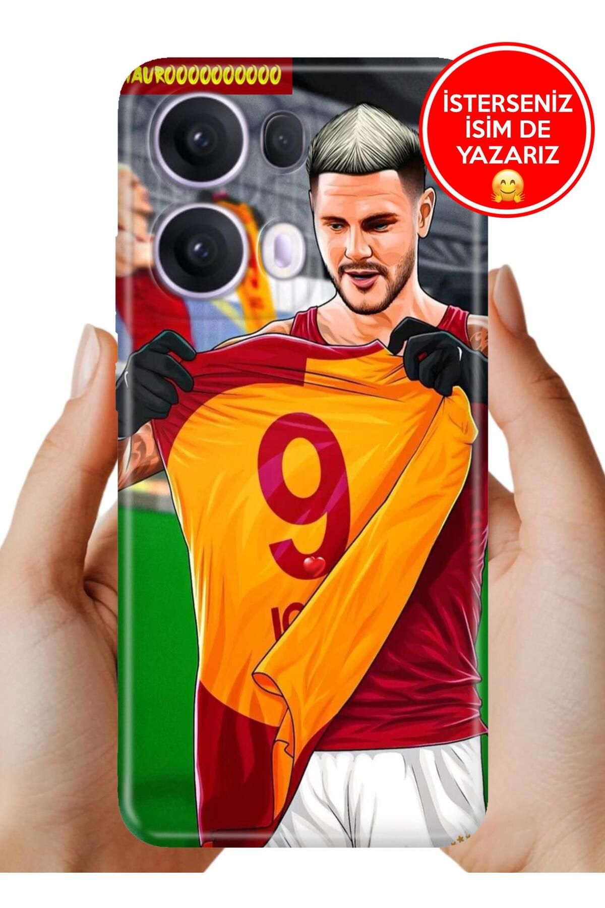 OPPO Reno 13 Pro Kılıf Oppo Reno 13 Pro A Kalite Baskılı Art Silikon Gol Kralı-Mauro