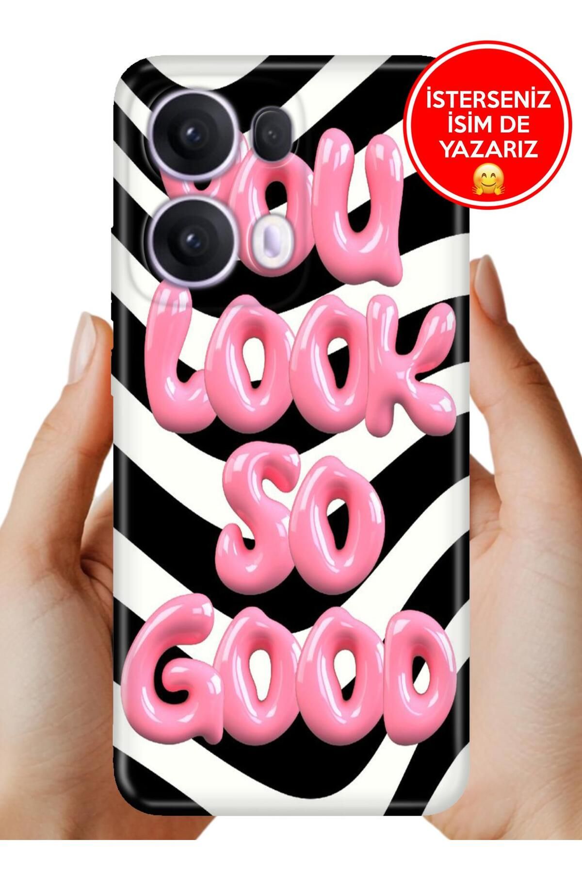 OPPO Reno 13 Pro Kılıf Oppo Reno 13 Pro A Kalite Baskılı Art Silikon You Look So Good