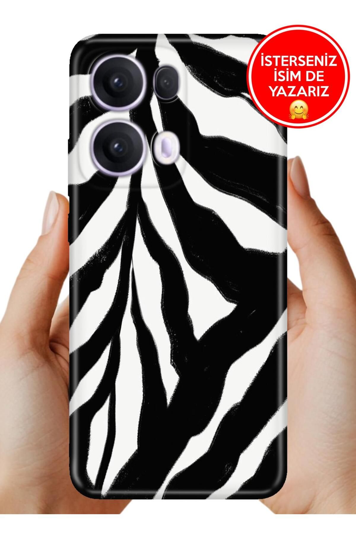 OPPO Reno 13 Pro Kılıf Oppo Reno 13 Pro A Kalite Baskılı Art Silikon MyZebra