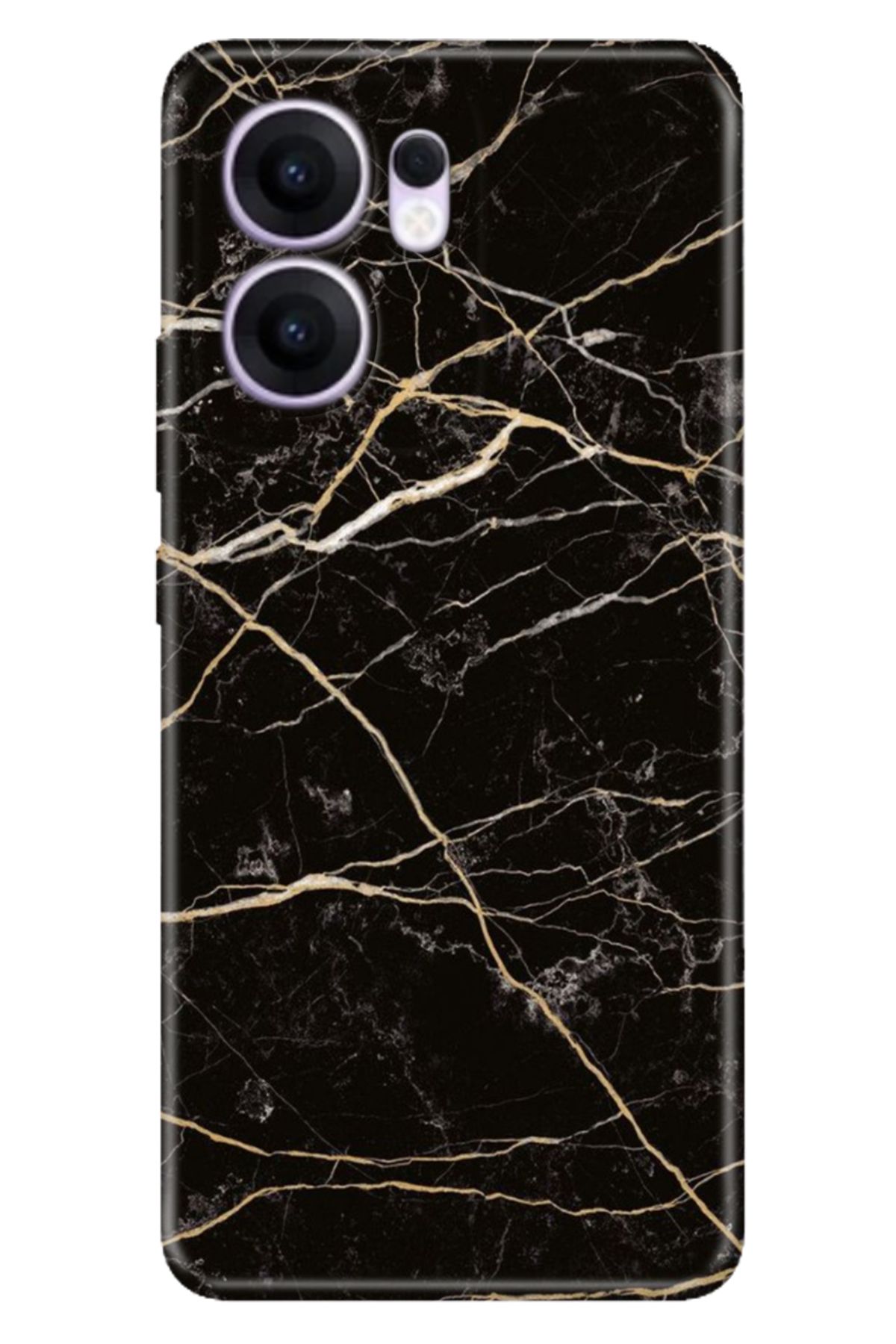OPPO Reno 13F 5G Kılıf Tema Art Desenli Baskılı Silikon Tokyo Mermer