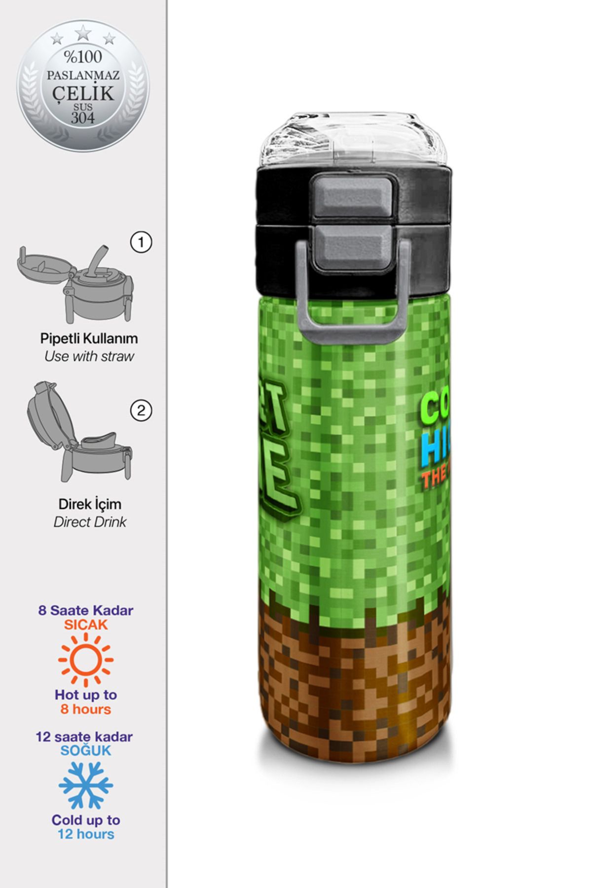 Yaygan 31992 Coral Hıgh Çelik Termos(500Ml)
