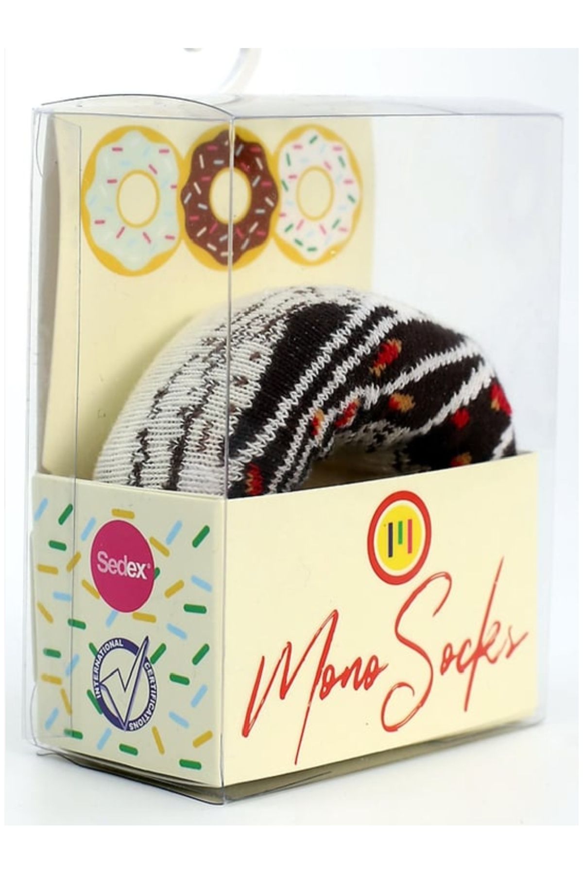 Mono Socks Tekli Pamuklu Donut Çorap
