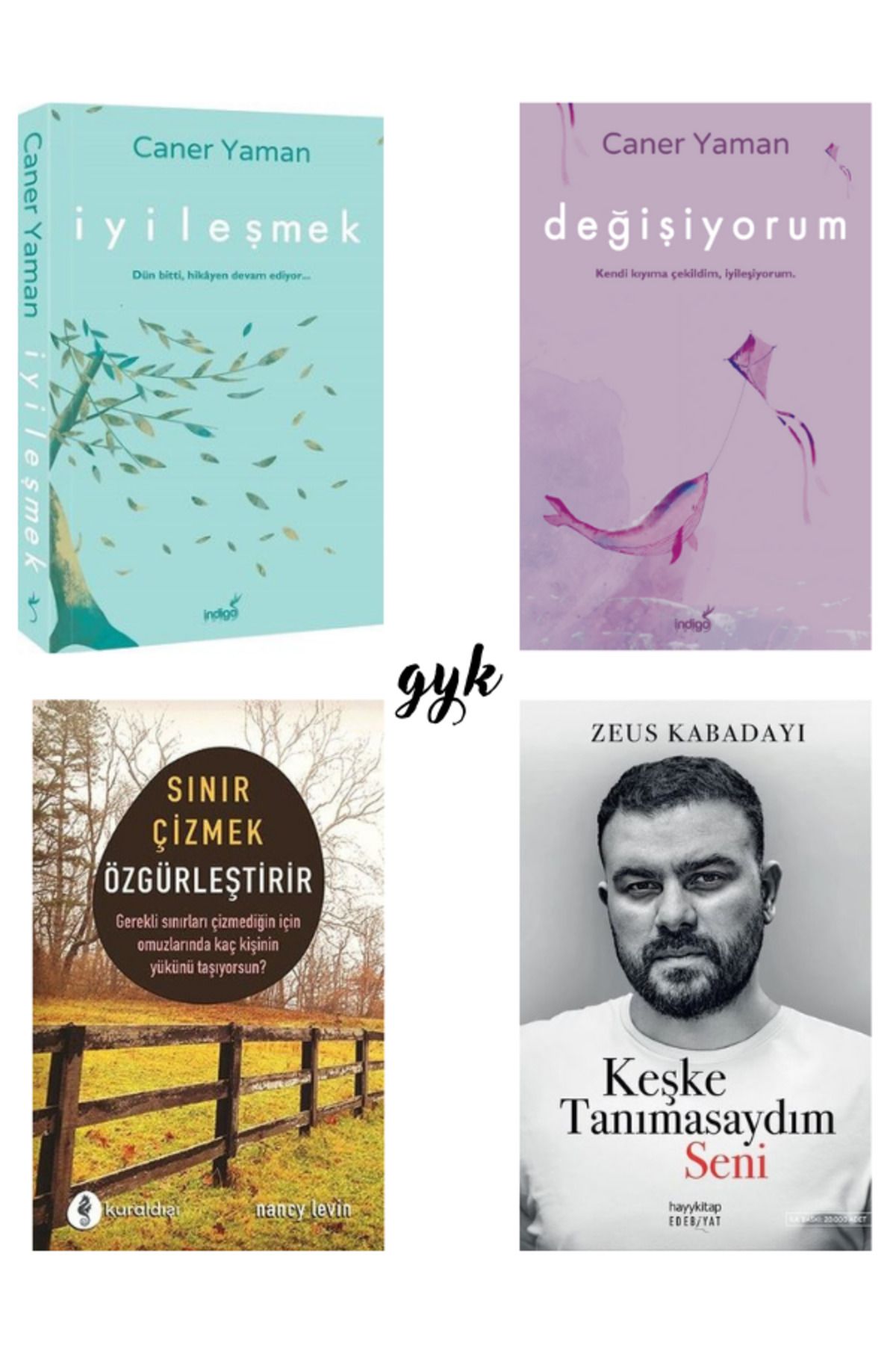 Kuraldışı Yayınları İyileşmek - Değişmek - Sınır Çizmek Özgürleştirir - Keşke Tanımasaydım Seni 4'lü SET
