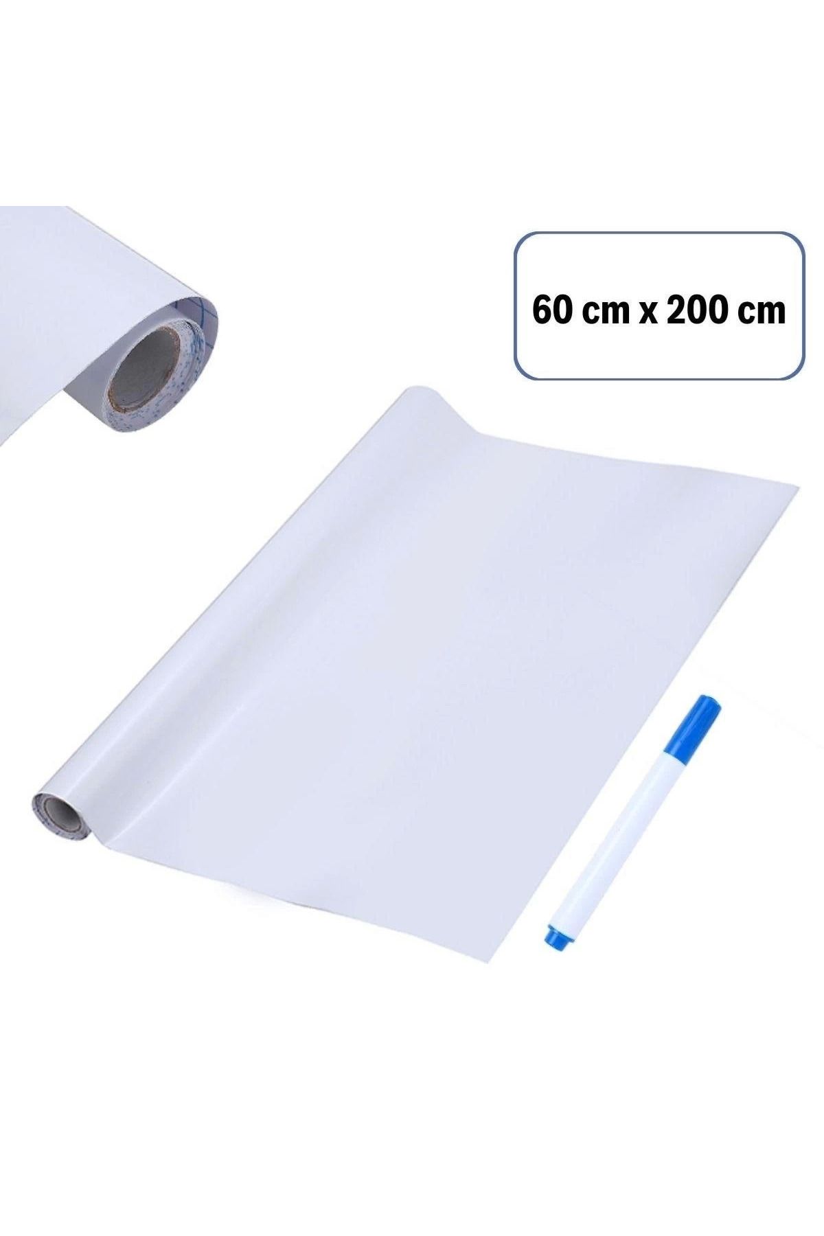 Heez Silinebilir Kalemli Sticker Duvara Yapışabilen Yazı Tahtası 60x100 Cm Hediyelik