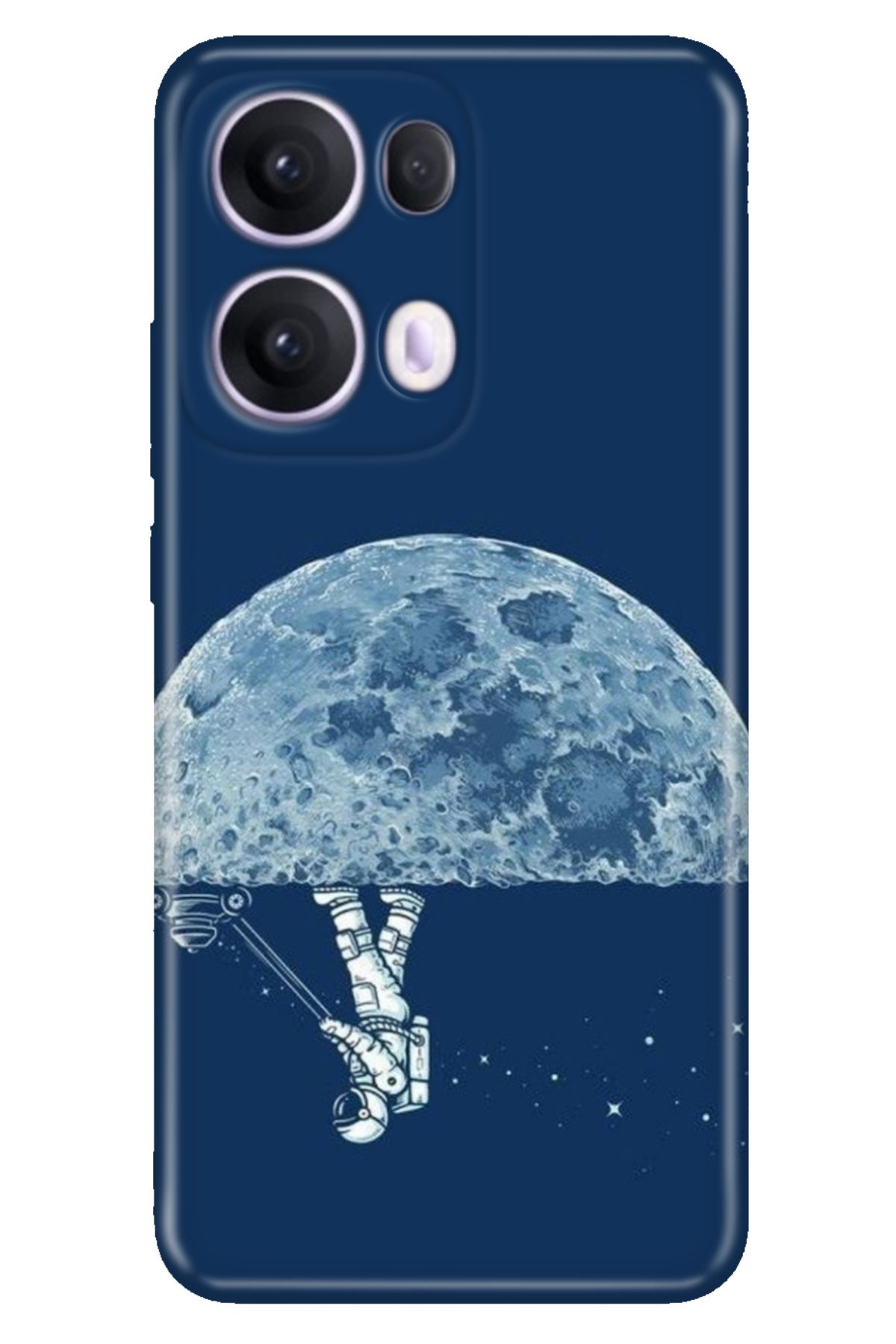 OPPO Reno 13 Pro Kılıf Oppo Art Silikon Baskılı TPU Clean World