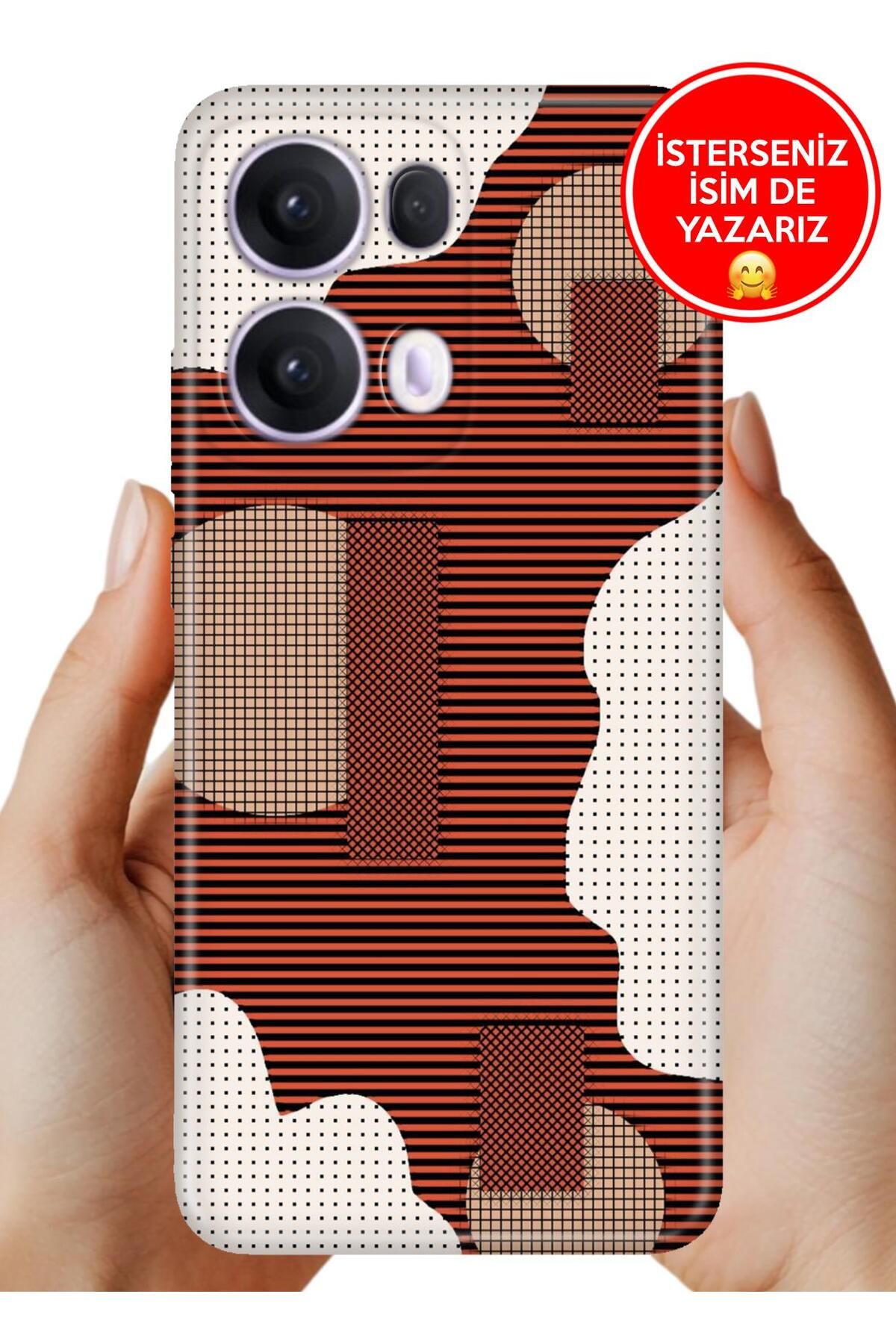 OPPO Reno 13 Pro Kılıf Oppo Reno 13 Pro Lüks Desenli Silikon Cover Case Fundos