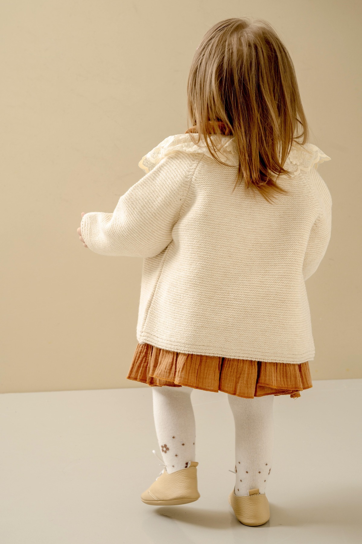 JNF kids Kız Bebek Hırkalı Etekli Takım Külotlu Çorap Hediyeli fotoğrafı 6 (önizleme)