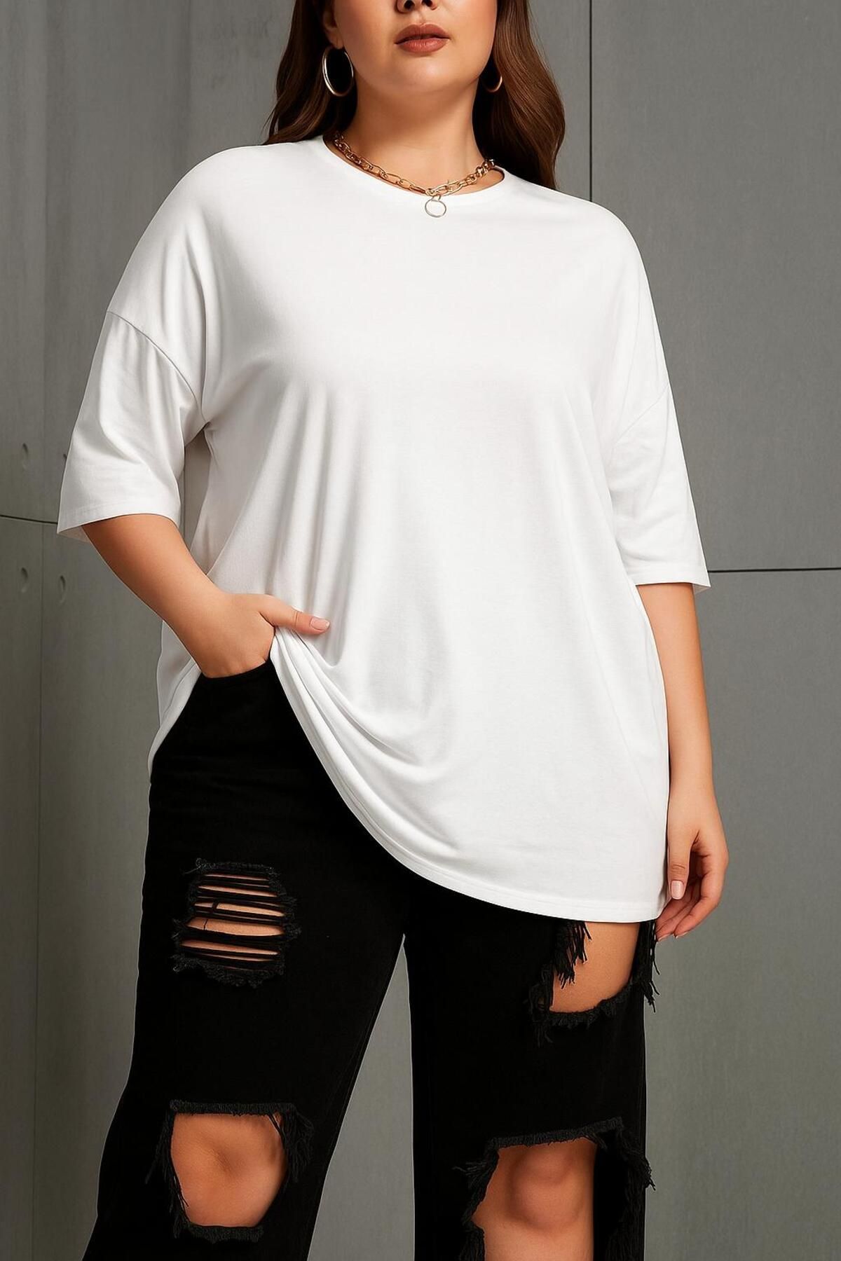 BENROMA BÜYÜK BEDEN UNİSEX TİŞÖRT
