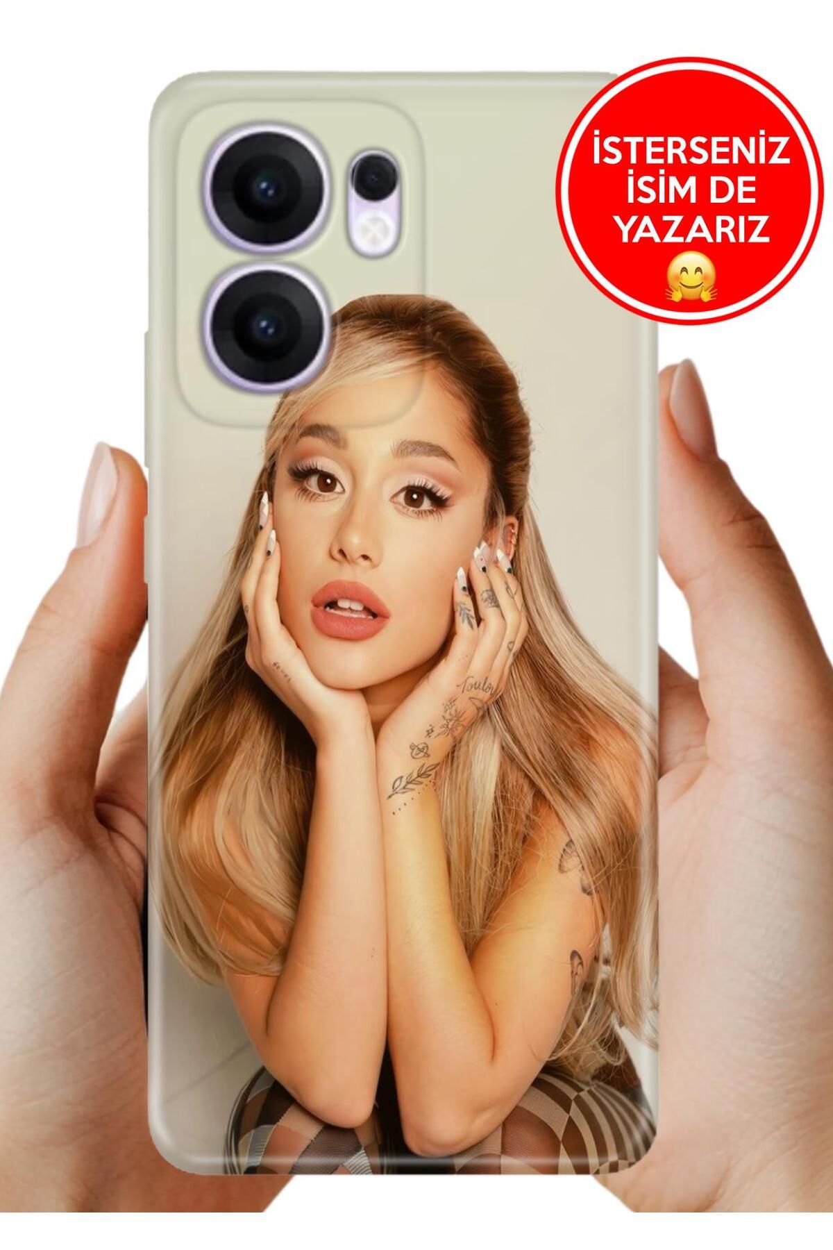 OPPO Reno 13F 5g Kılıf Oppo Reno 13F Uv Baskı Temalı Silikon Ariana Art