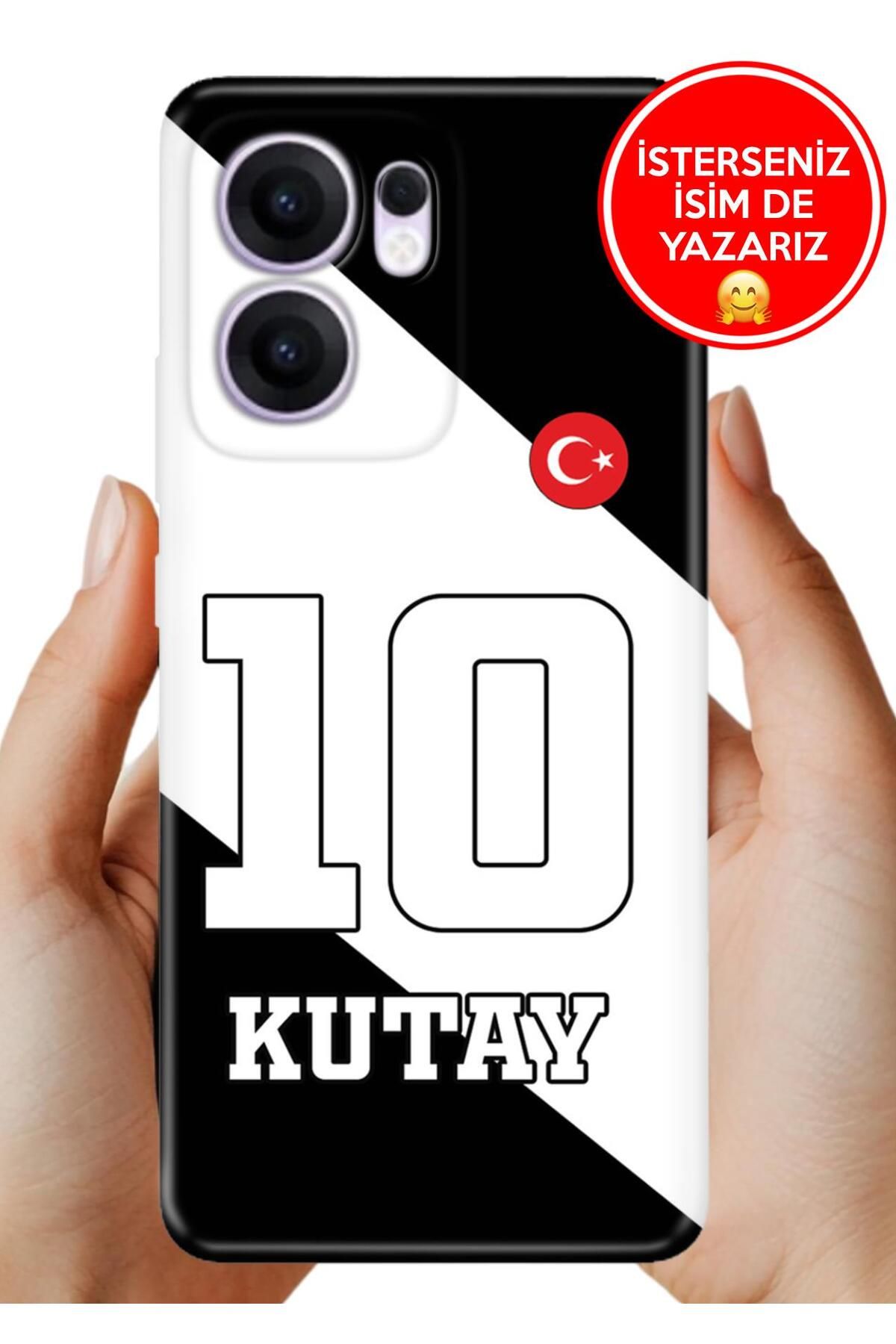 OPPO Reno 13F 5g Kılıf Oppo Reno 13F Kişiye Özel İsim Yazılı Forma Tasarım Silikon Zigzag