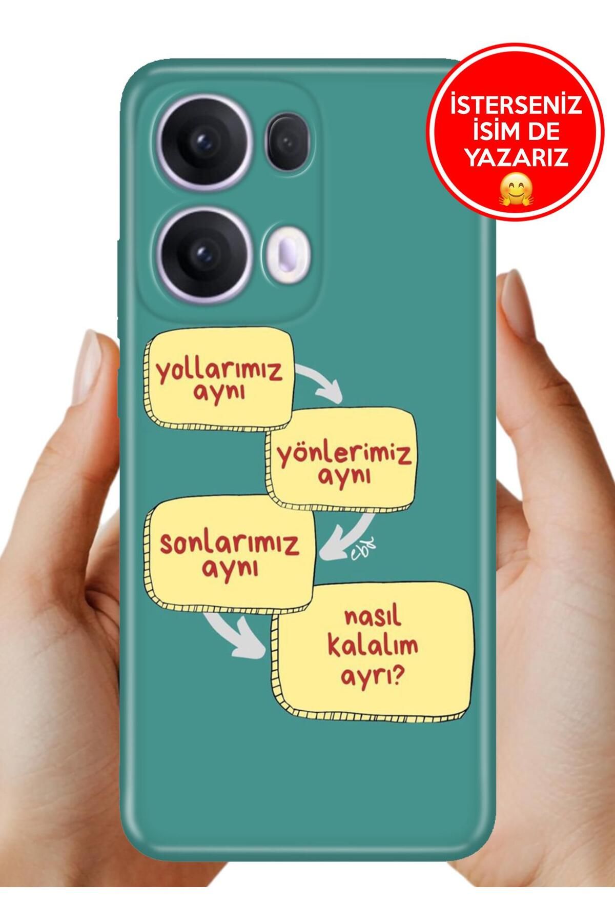 OPPO Reno 13 Pro Kılıf Oppo Reno 13 Pro Trend Desenli Esnek Kapak Biz Aynıyız