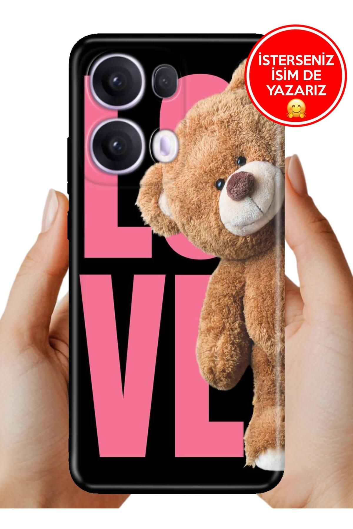 OPPO Reno 13 Pro Kılıf Oppo Reno 13 Pro A Kalite Baskılı Art Silikon LoveTeddy