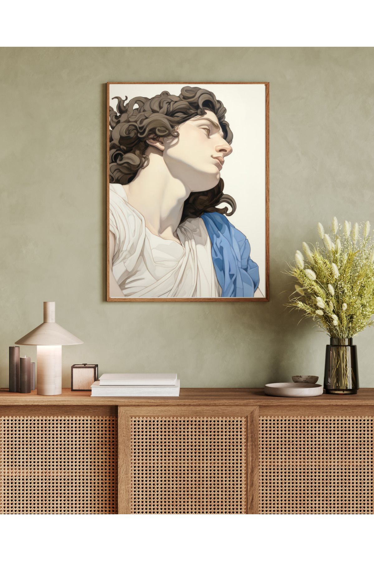 woodhomeworks tek parça salon ofis dekor tablo