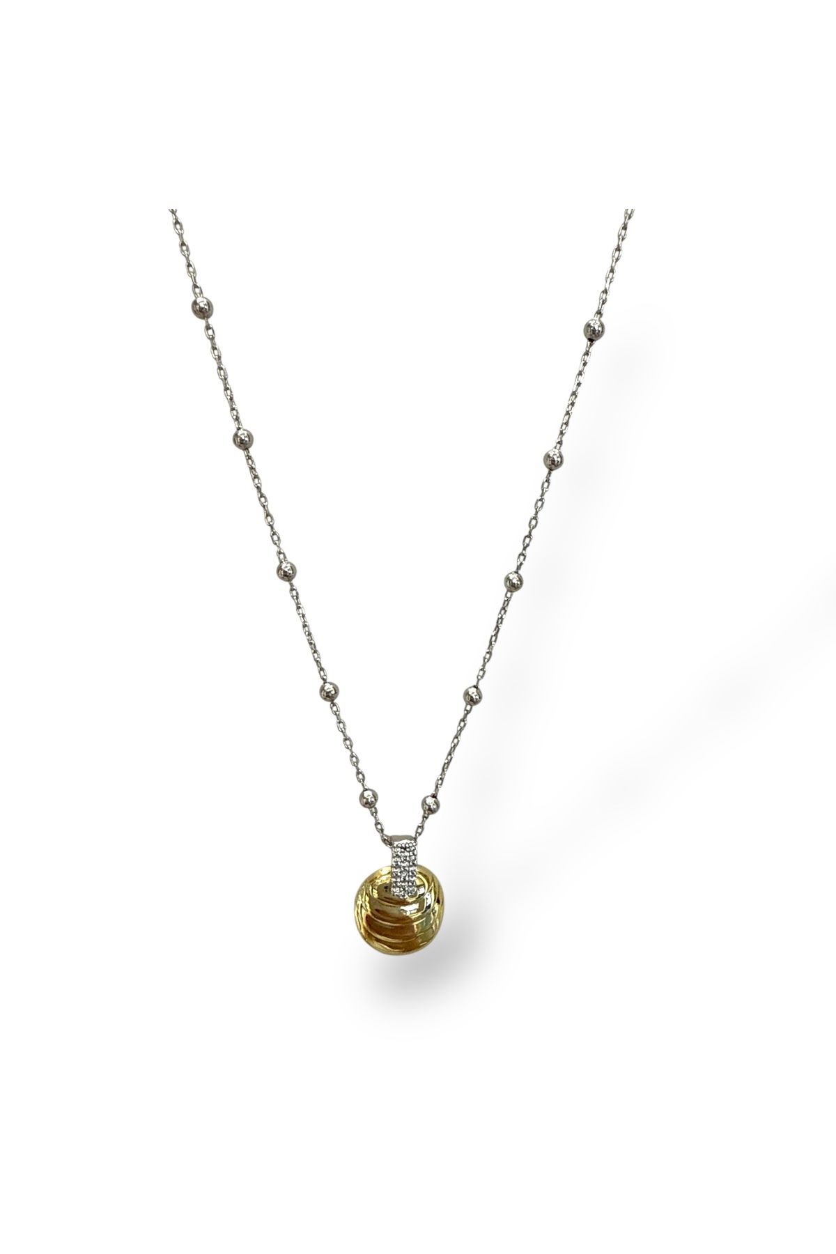 Saras Jewels Shell Madalyon Kolye