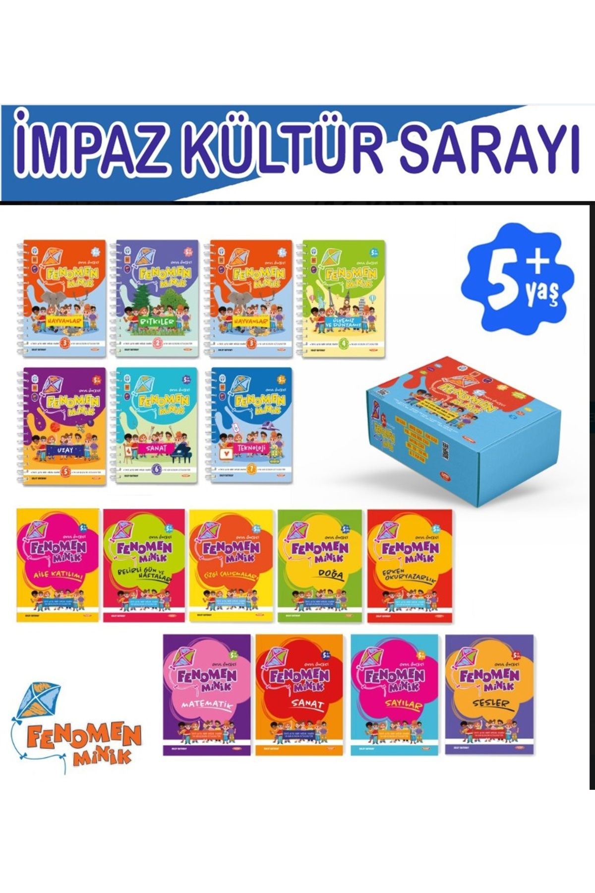 Kurmay Yayınları OKUL ÖNCESI ÖGRENCI SETI (5+ YAS) (16 KITAP)