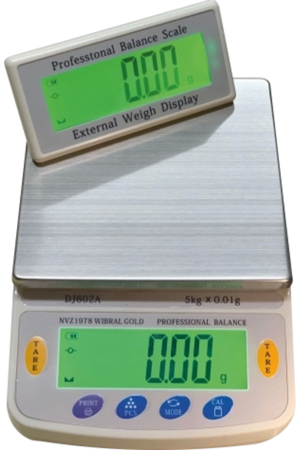 gizmurstore Diamond Dijital Göstergeli Çift Ekran Hassas Terazi Nvz-1978 (5 Kg-0.01)