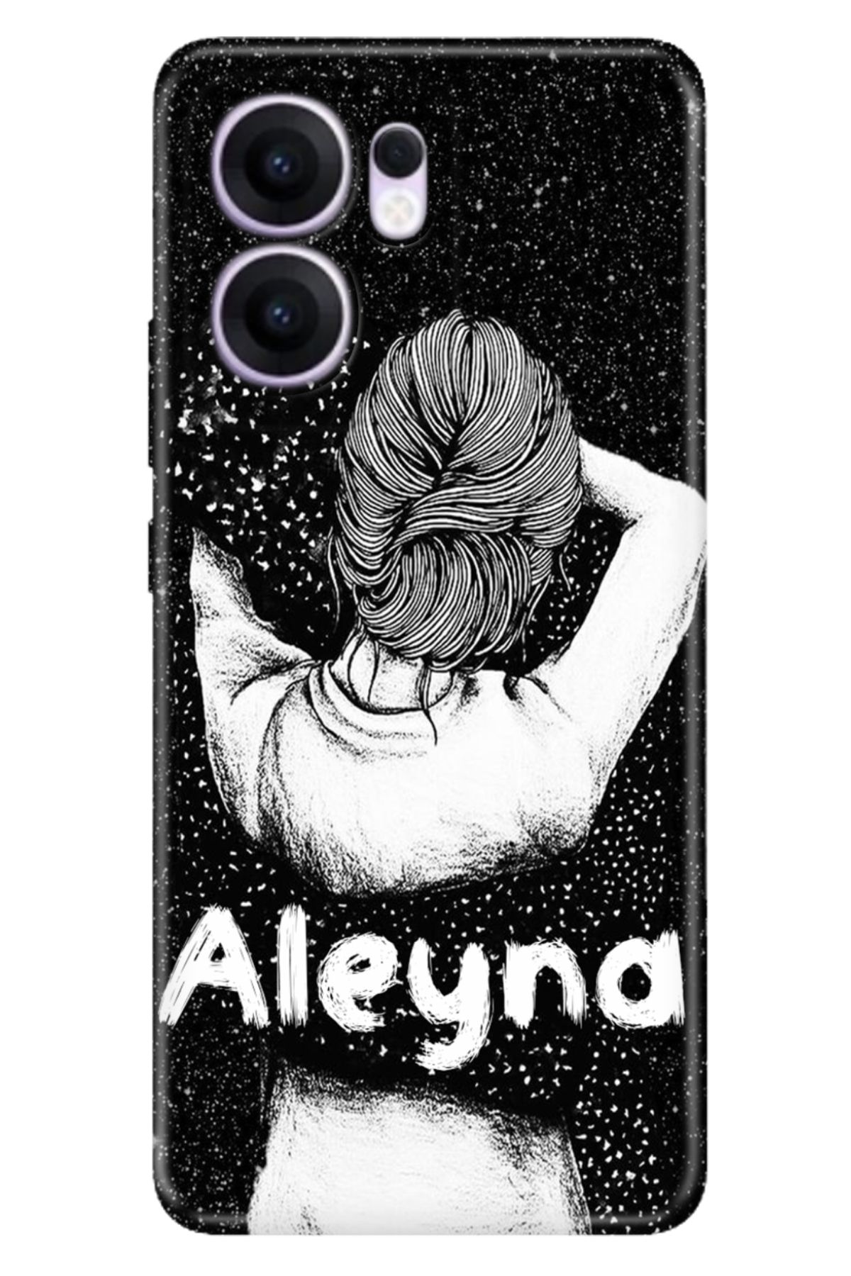 OPPO Reno 13F 5G Kılıf Tema İsim Yazılı Kişiye Özel Silikon Kapak Model-24