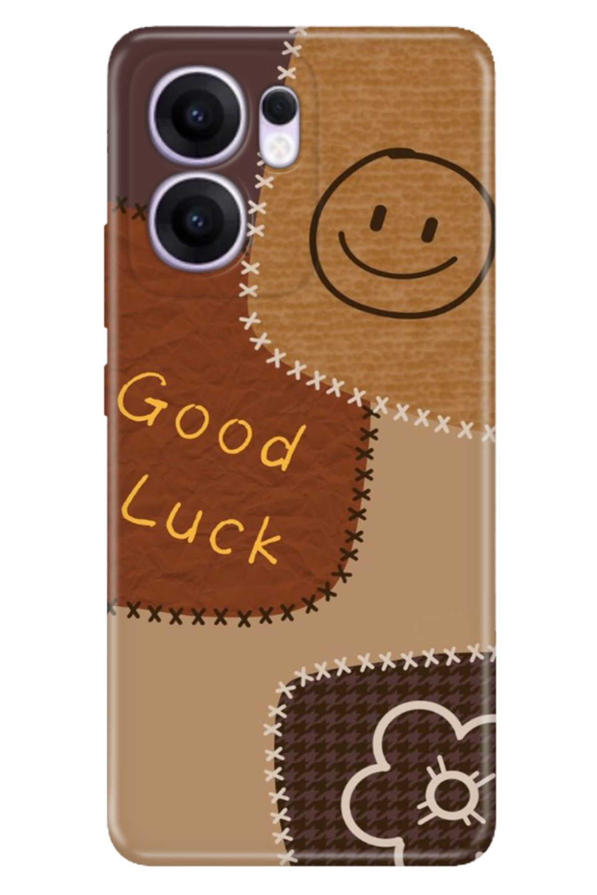 OPPO Reno 13F 5G Kılıf Retro Art Desenli Esnek Silikon Good Luck
