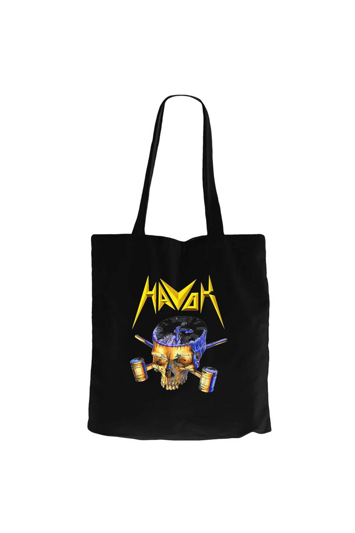 Z zepplin Havok Band Deals Merch Siyah Kanvas Bez Çanta