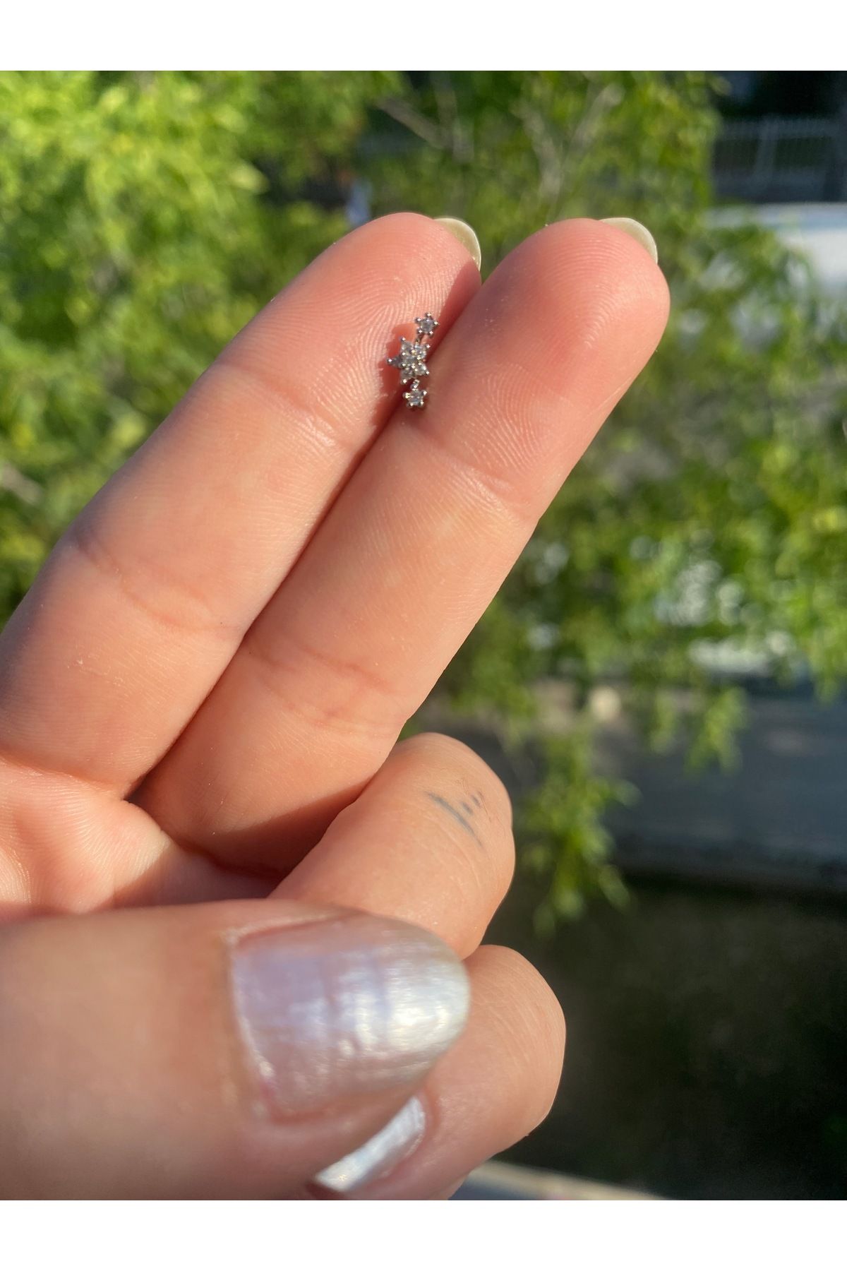 satirus Helix tragus kıkırdak çelik piercing
