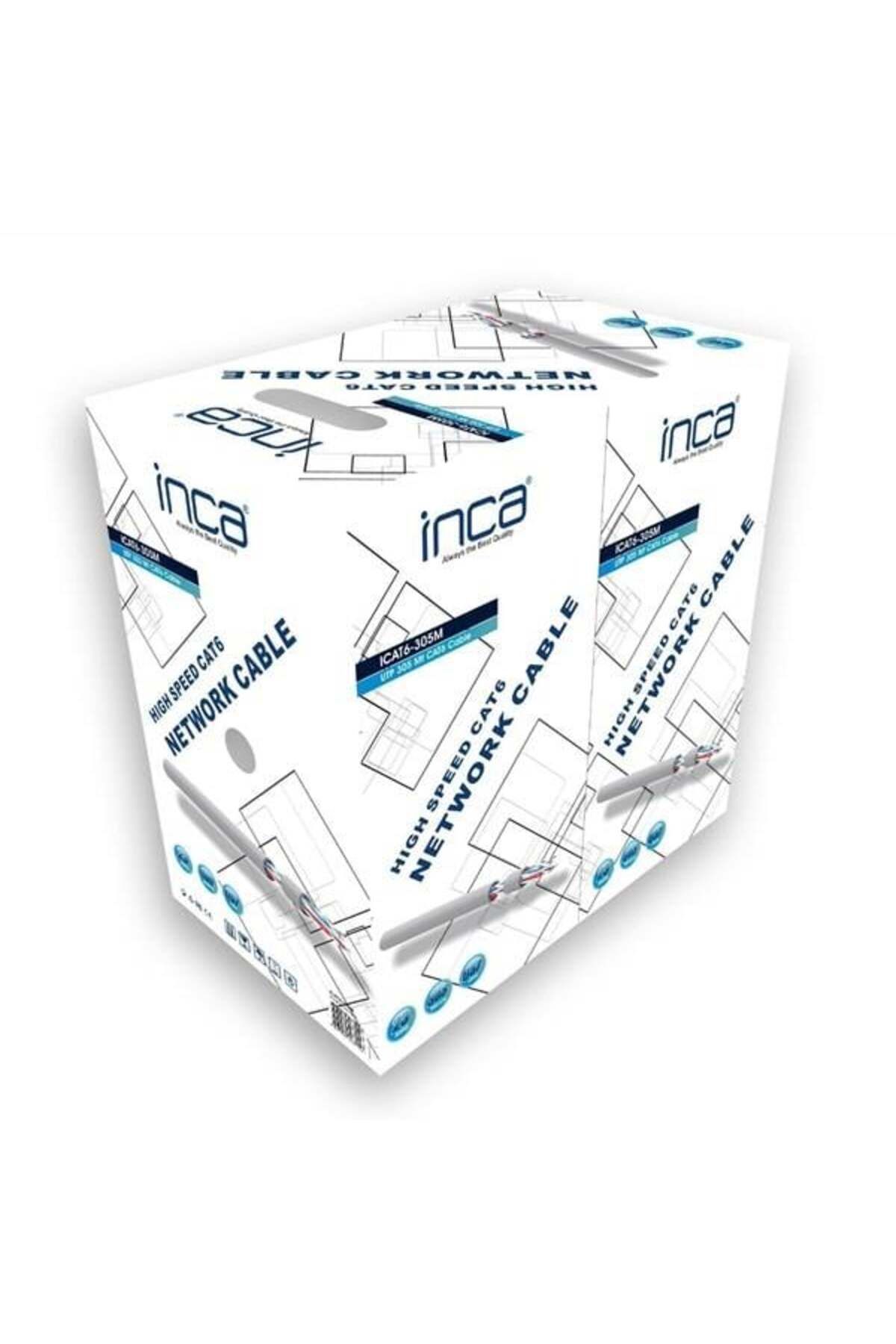 Inca CAT6 Utp 23AWG 305m Bakır Kablo 0.57mm ICAT-305