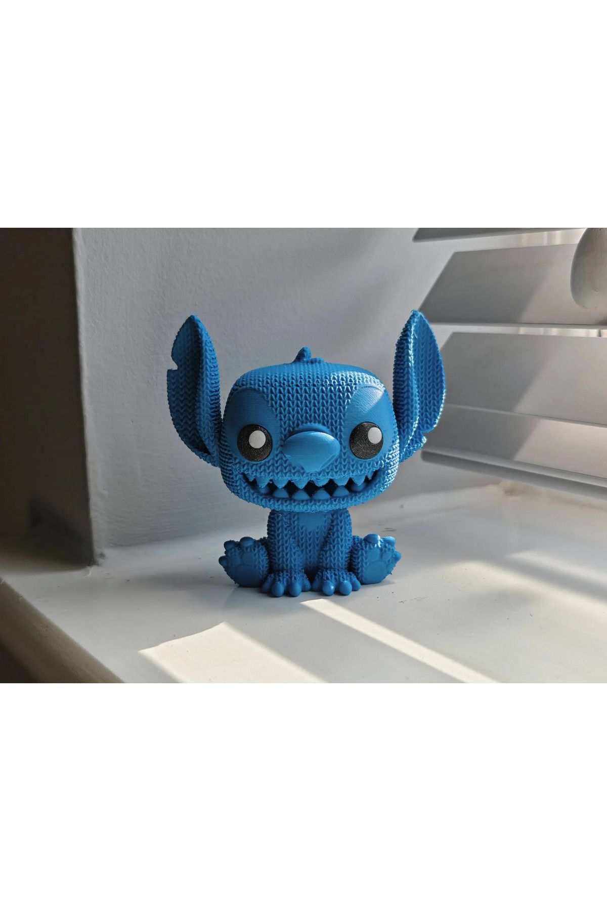 Phigo Cute Knitted Funko Stitch – Sevimli Örgü Detaylı Funko Figürü | Koleksiyonluk Dekor 10 CM