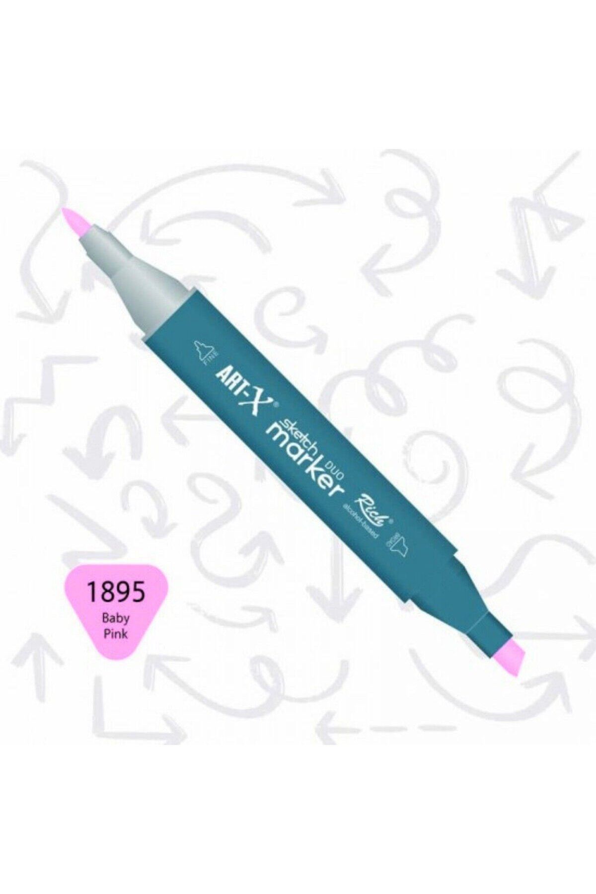 Art Tone ART-X Çift Uçlu Sketch Alkol Bazlı Marker Kalem 1895 Baby Pink