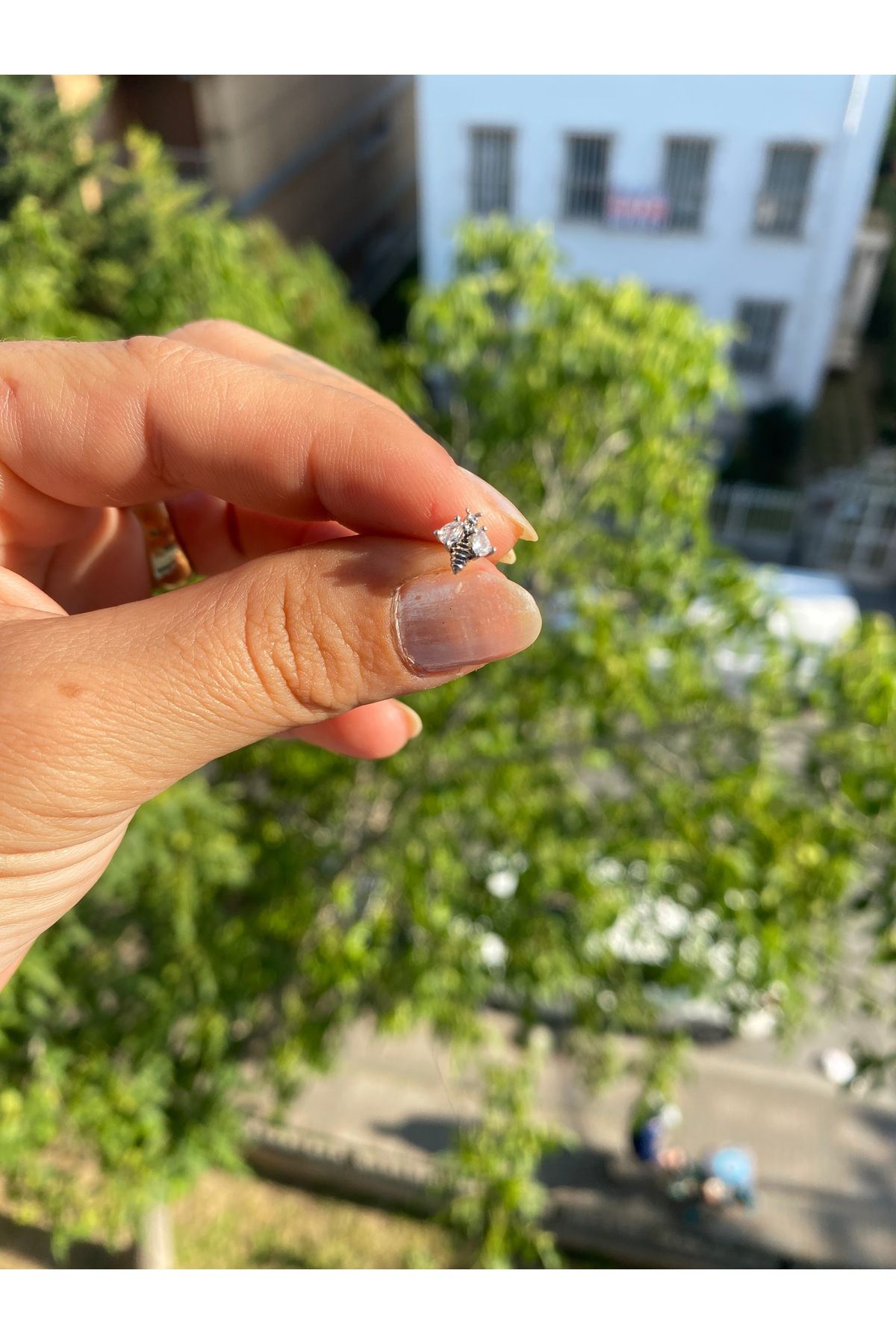 satirus Helix tragus kıkırdak çelik piercing
