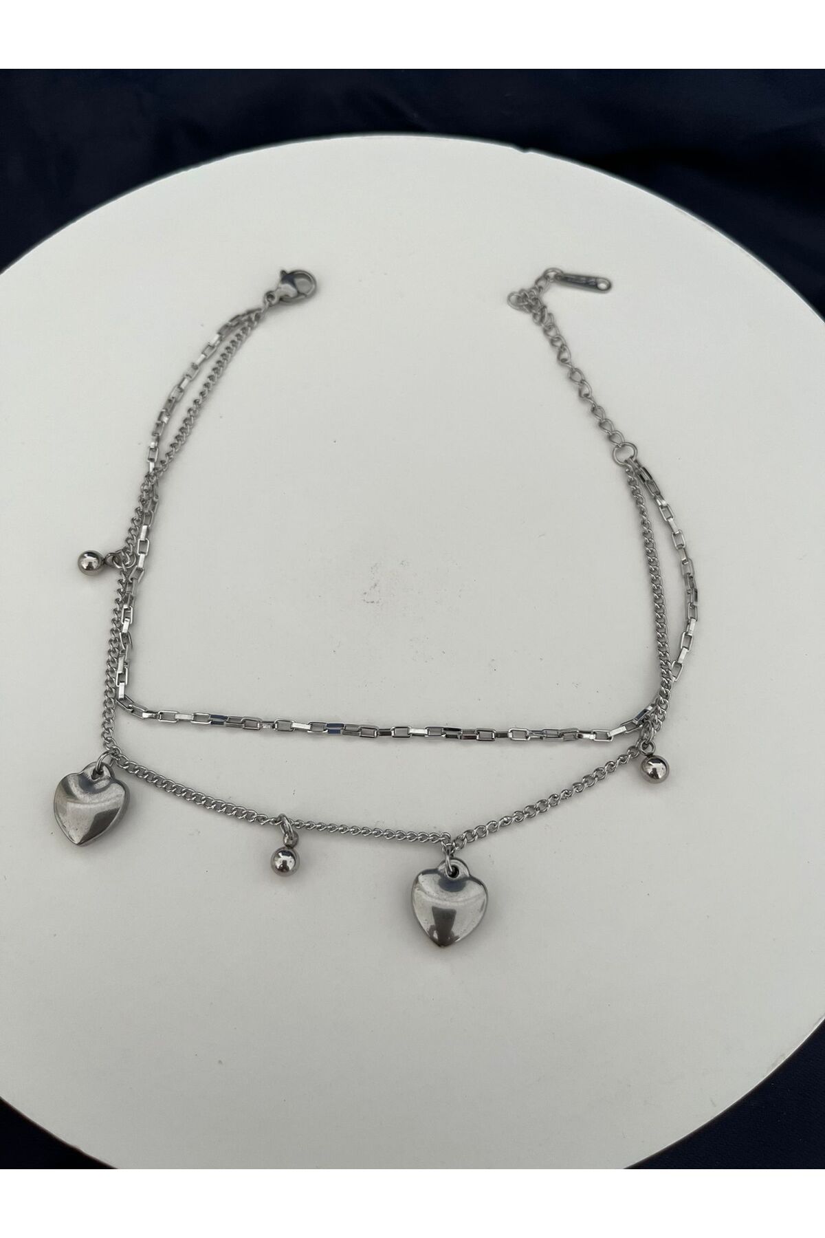 stainles steel Gümüş Renk Çelik Halhal