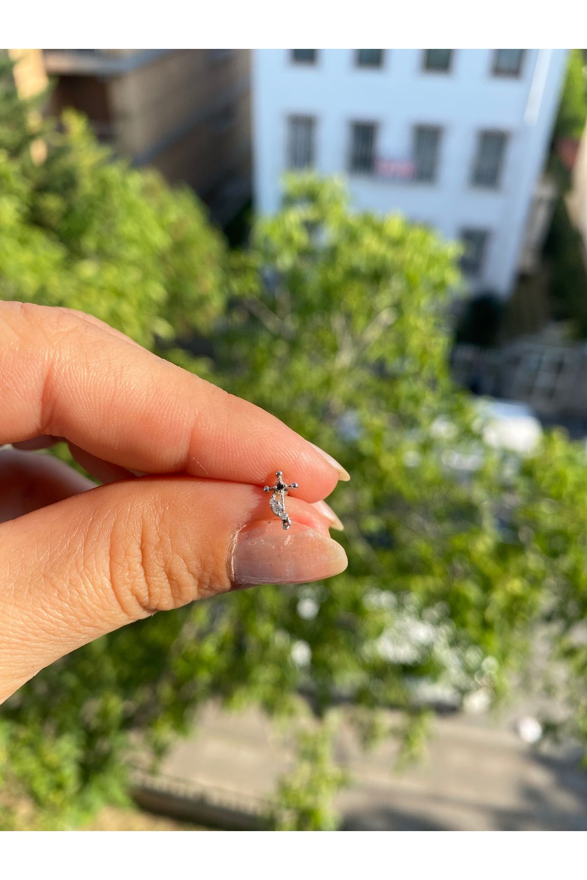 satirus Helix tragus kıkırdak çelik piercing