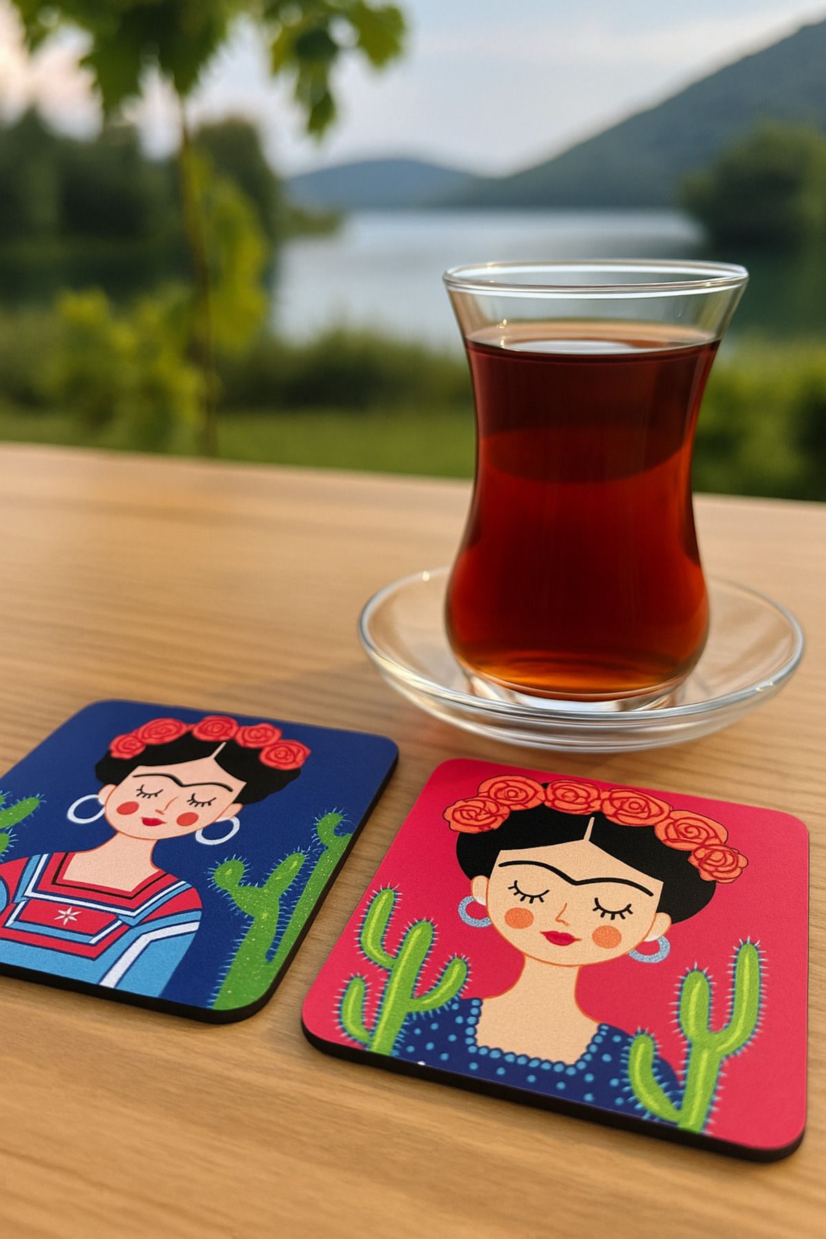 İmpivo 2 Adet Bardak Altlığı