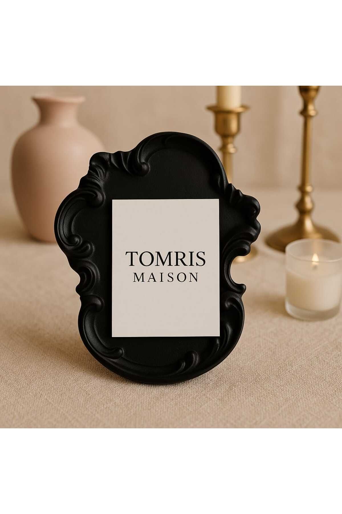 Tomris Maison Minimal Vazo - Dekoratif Masa Üstü Mini Tabak