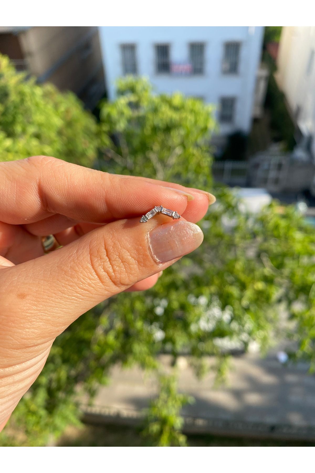 satirus Helix tragus kıkırdak çelik piercing