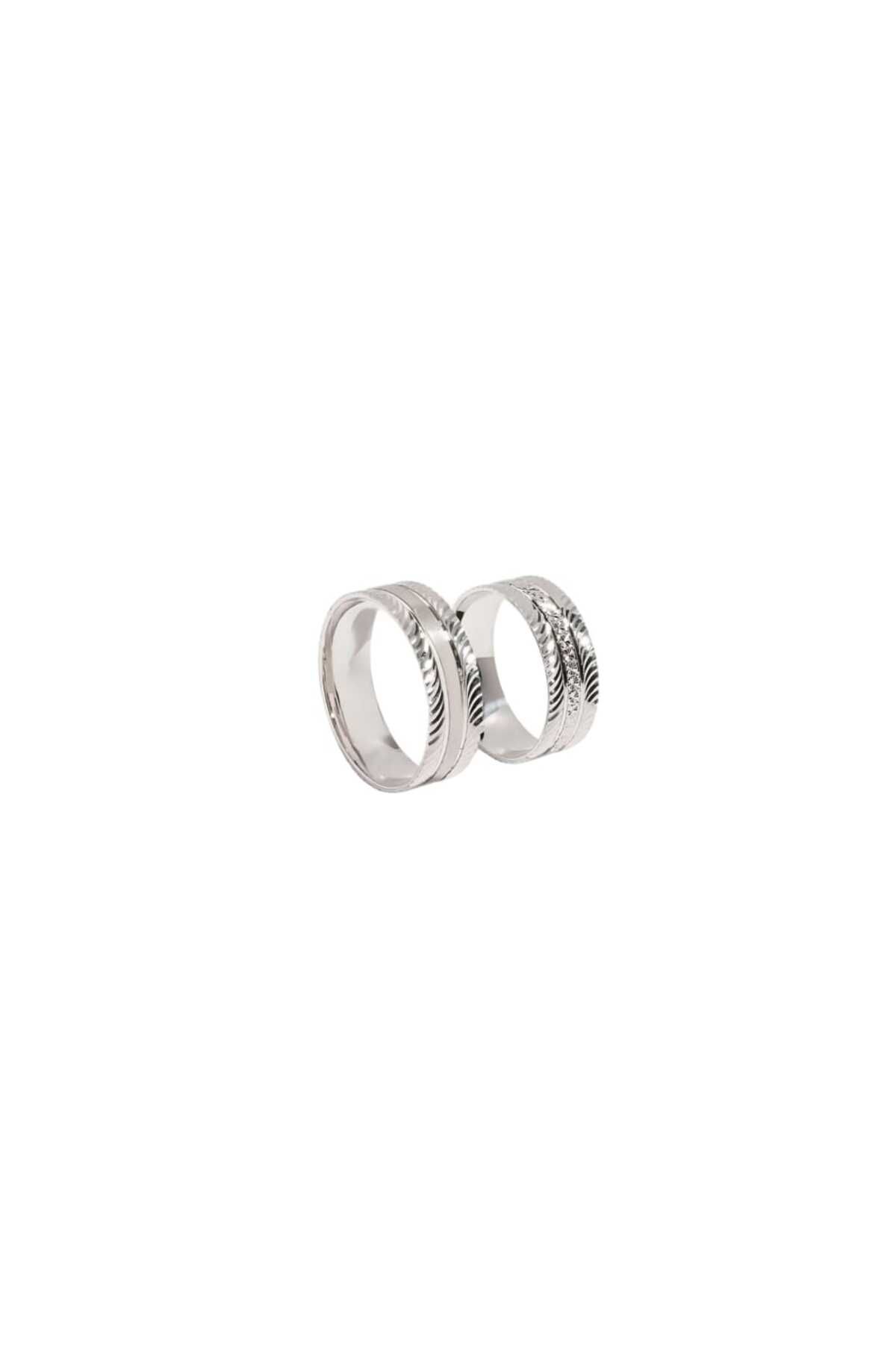 Sunset Jewelery Rüzgar Kıvrımı Gümüş Alyans