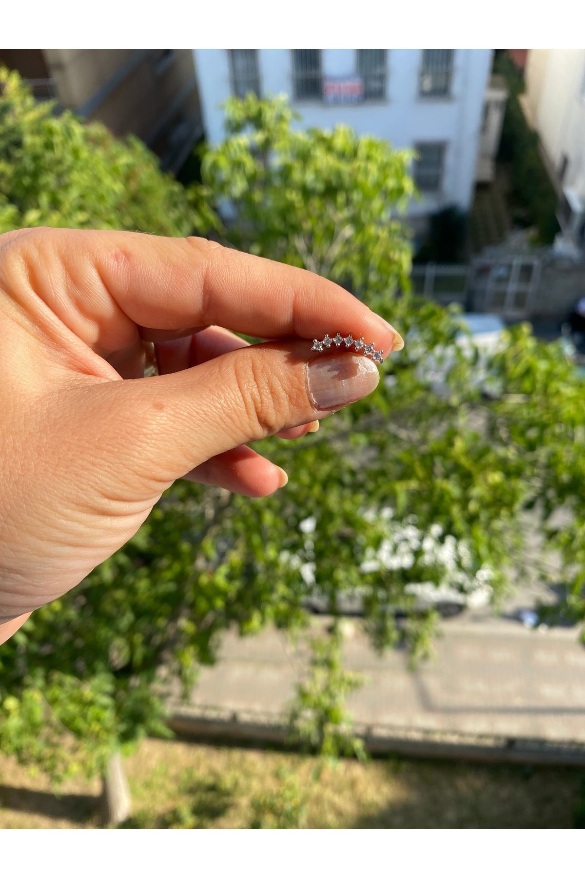 satirus Tragus helix çelik piercing