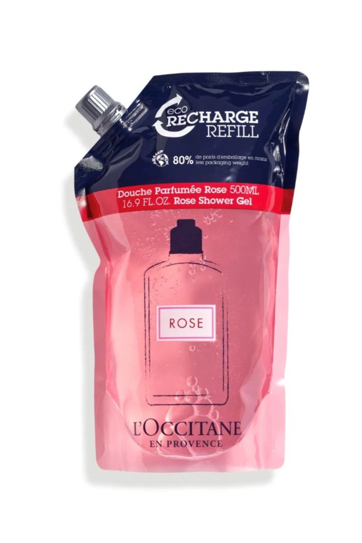 L'Occitane Gül Duş Jeli Ekolojik & Ekonomik Yedek 500 ml