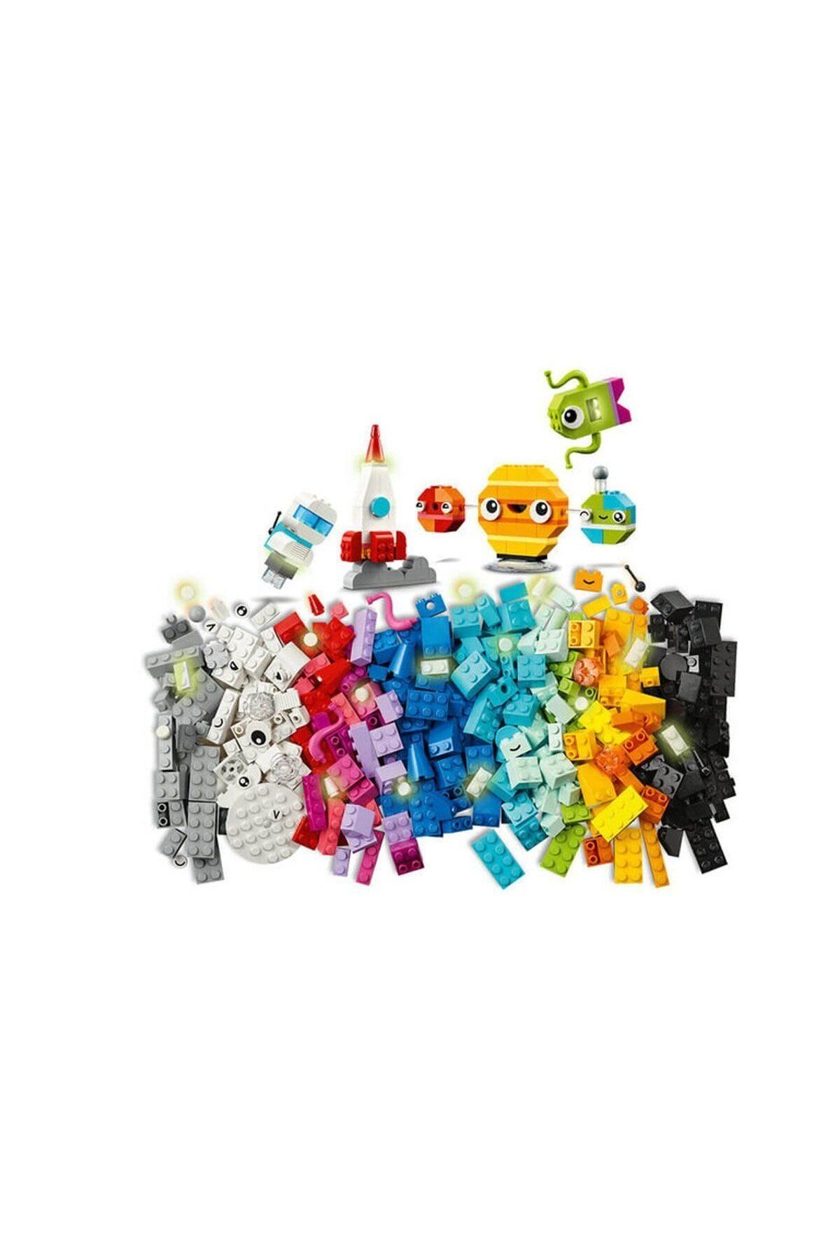 Aymir Ticaret 11037 Lego Clic Yaratıcı Uzay Gezegenleri 450 parça +5 yaş