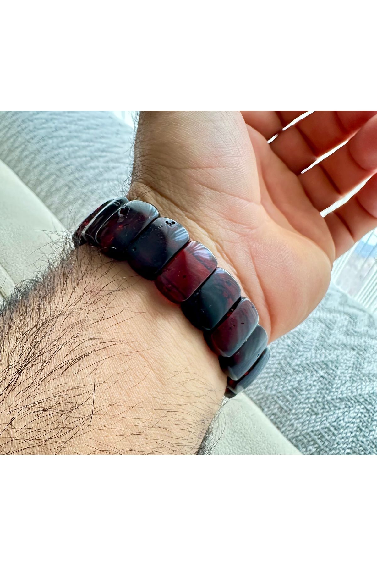 Damla Kehribarcılık Eski Fosilli rolex bileklik bay için uygundur