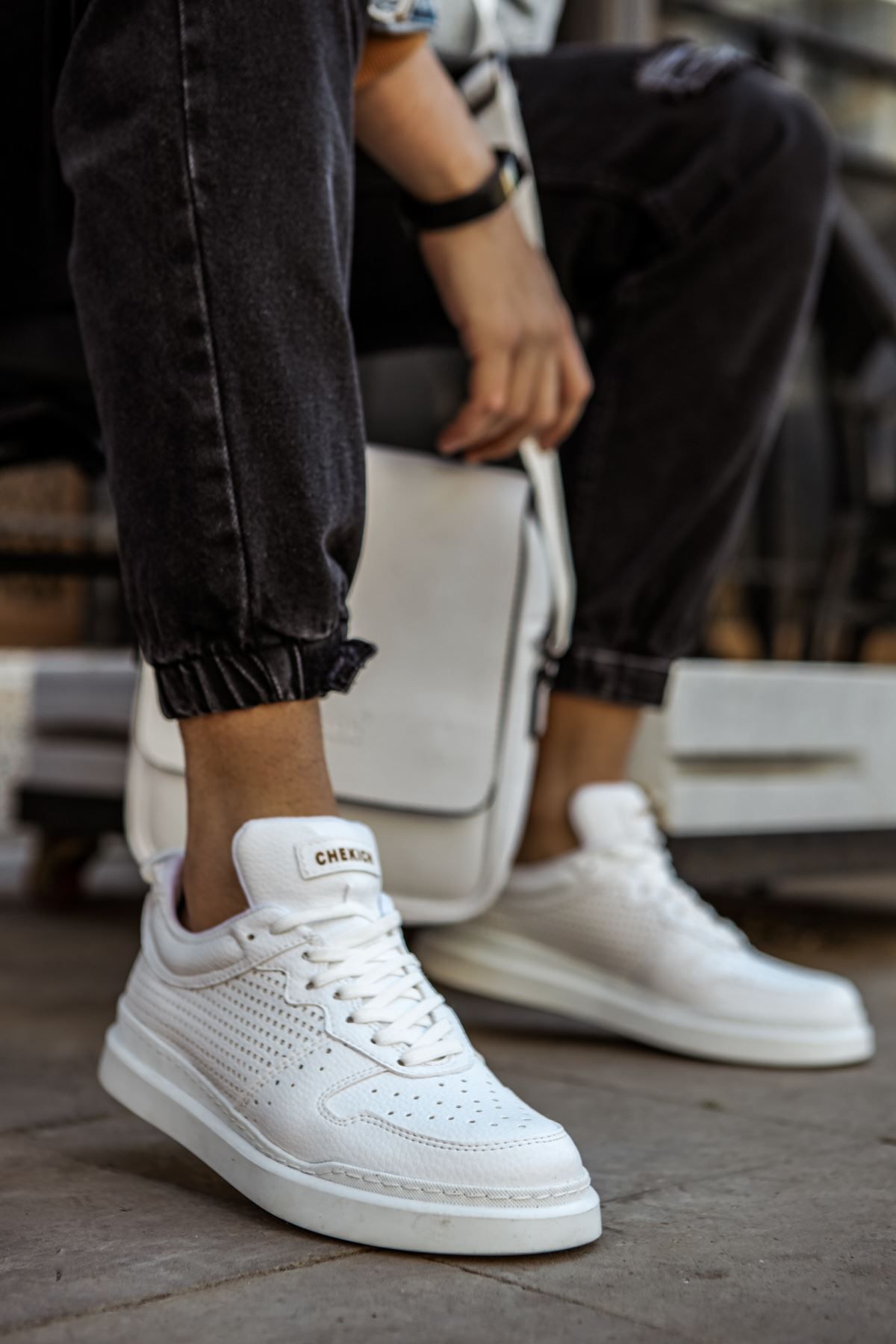 devrialemshoes CH109 CBT Hercules Erkek Ayakkabı BEYAZ