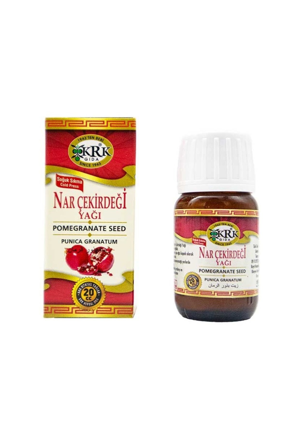 JUIWI Nar Çekirdeği Yağı 20cc Soğuk Sıkım (Punıca Granatum)
