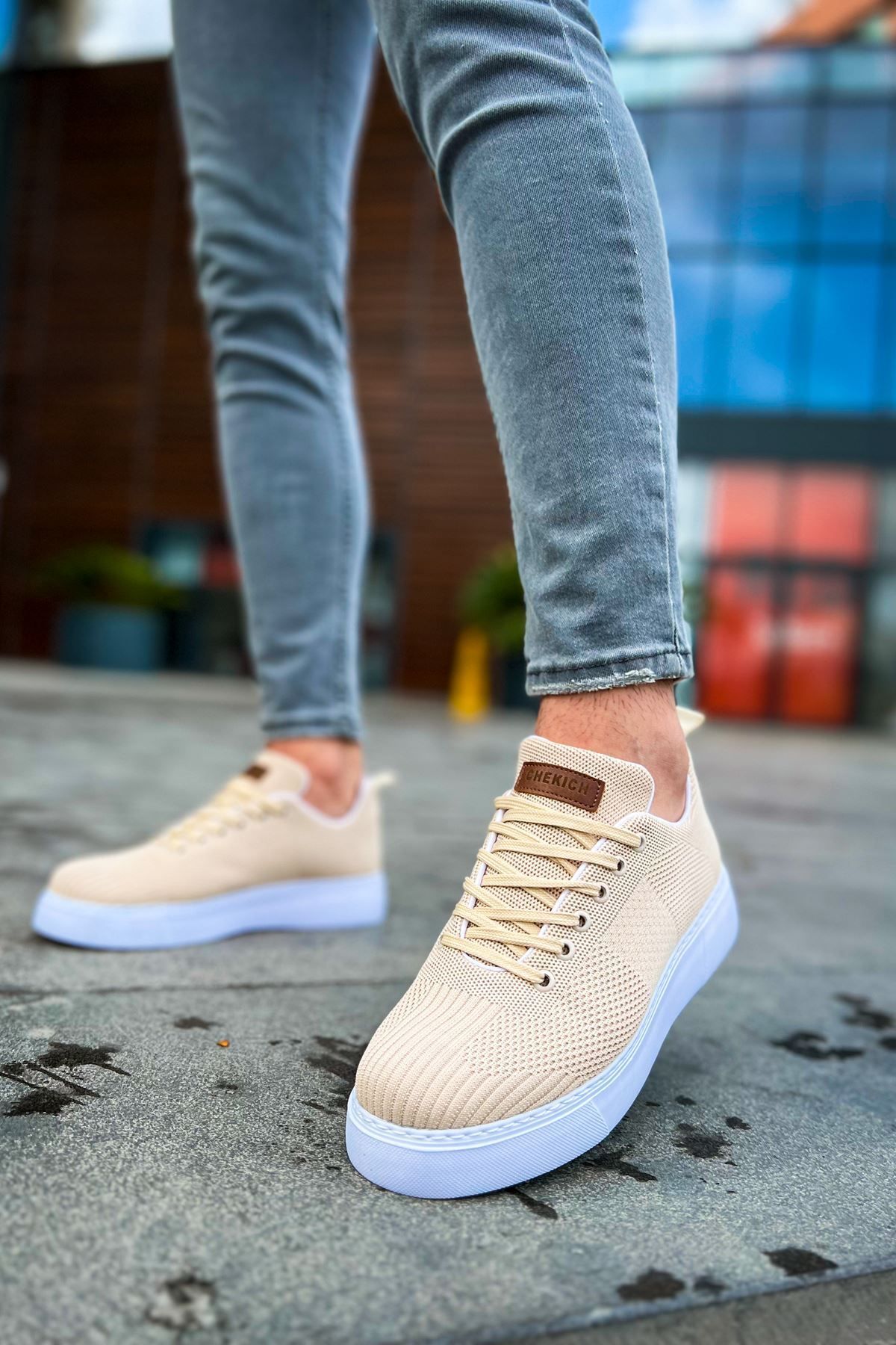 devrialemshoes CH413 TBT Crew Erkek Ayakkabı KREM