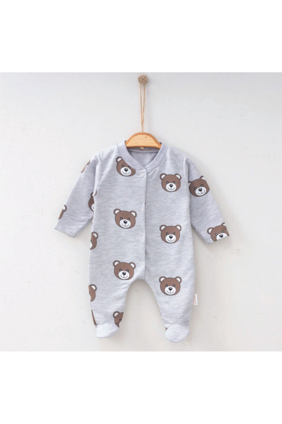 Baby Wings Nayinom Ayıcık Baskılı Tulum