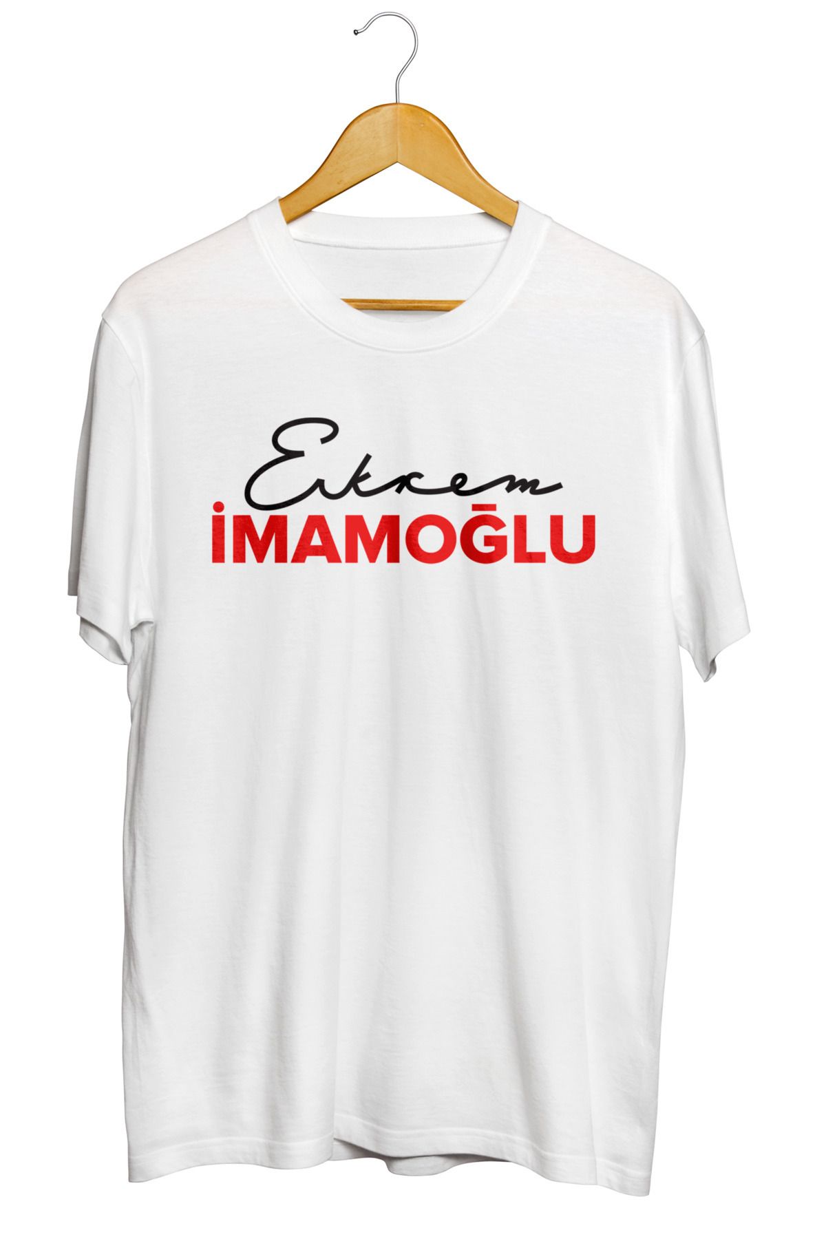 mibas Ekrem İmamoğlu İmza Baskılı Kaliteli Tişört