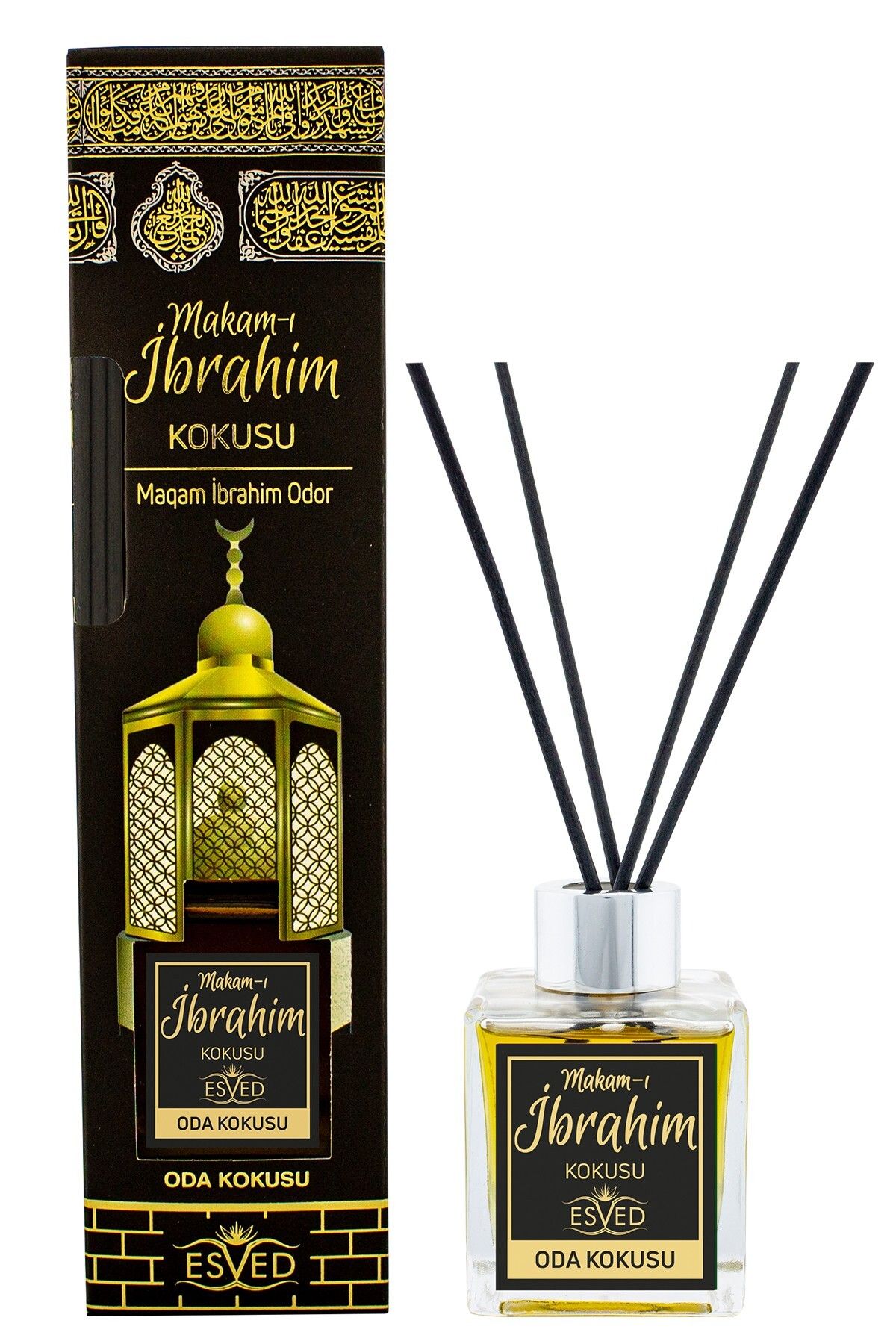 ESVED Makamı İbrahim Kokusu 100 Ml Çubuklu Oda Kokusu Makamı İbrahim Kokusu Sabun 20 Gram Hediyeli