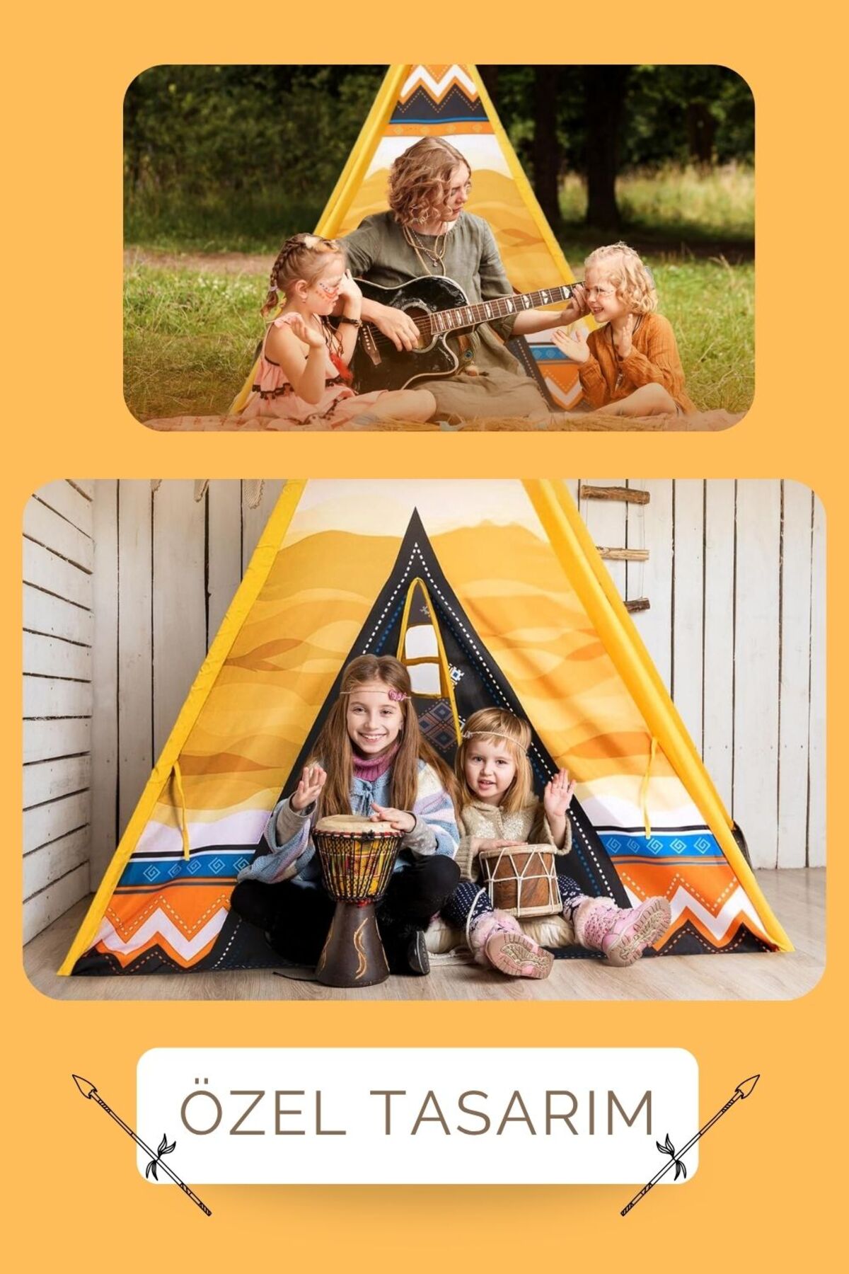 vevons Yeni Nesil Kızılderili Çocuklar için Oyun Çadırı fotoğrafı 2 (önizleme)