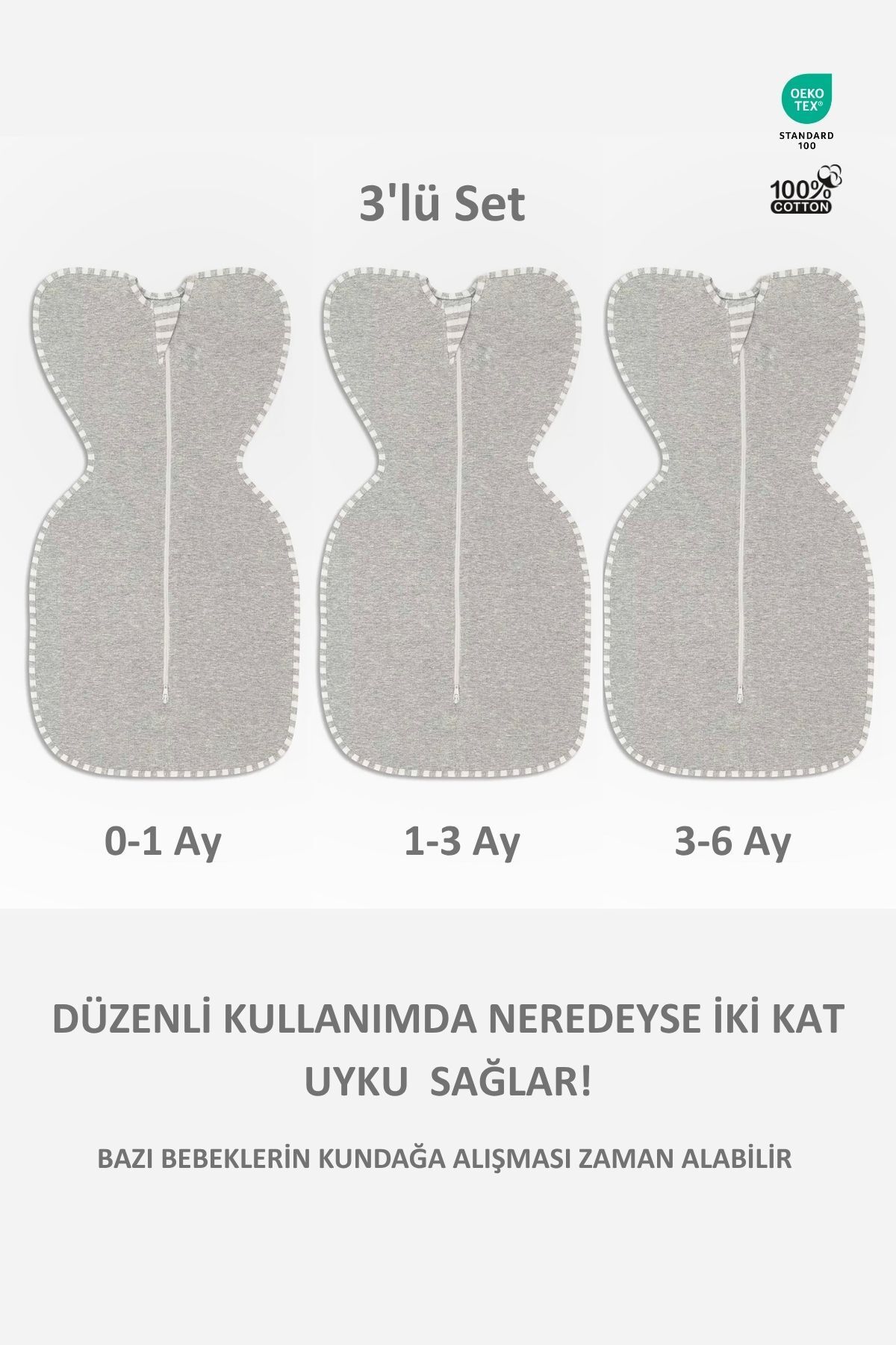 Le Touche Bebek Kundak Yenidoğan Erkek Kız Uyku Tulumu