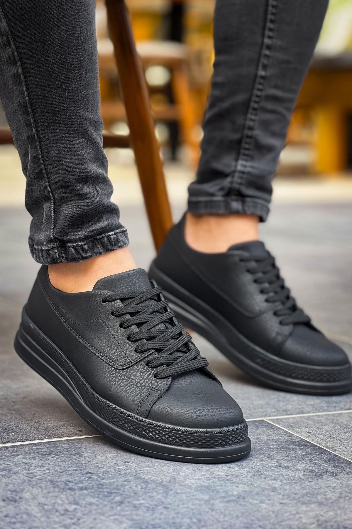 devrialemshoes CH2401 CST Erkek Ayakkabı SIYAH