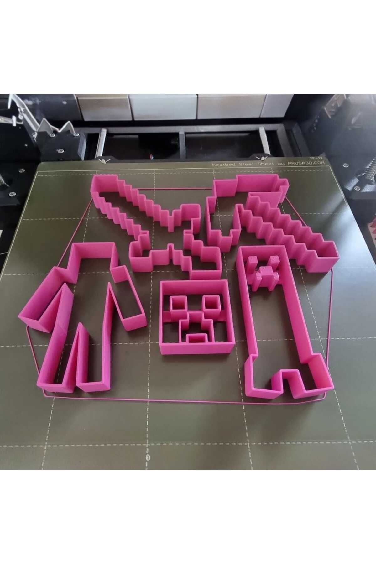 3BBaskı Minecraft Kurabiye Kesici