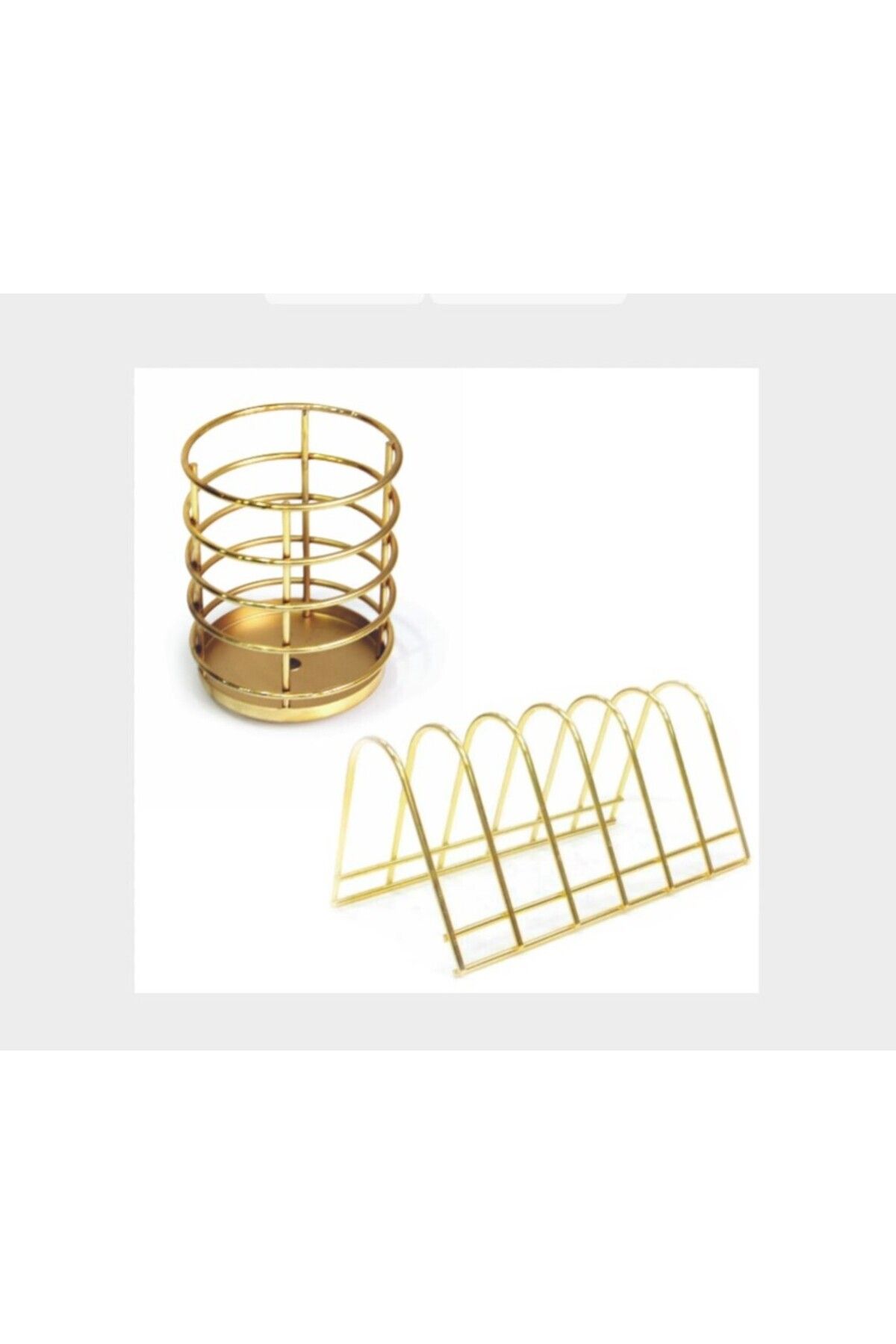 cephome güvenilir alışverişin adresi metal gold kaplamalı kaşıklık ve tabaklık 2'li set