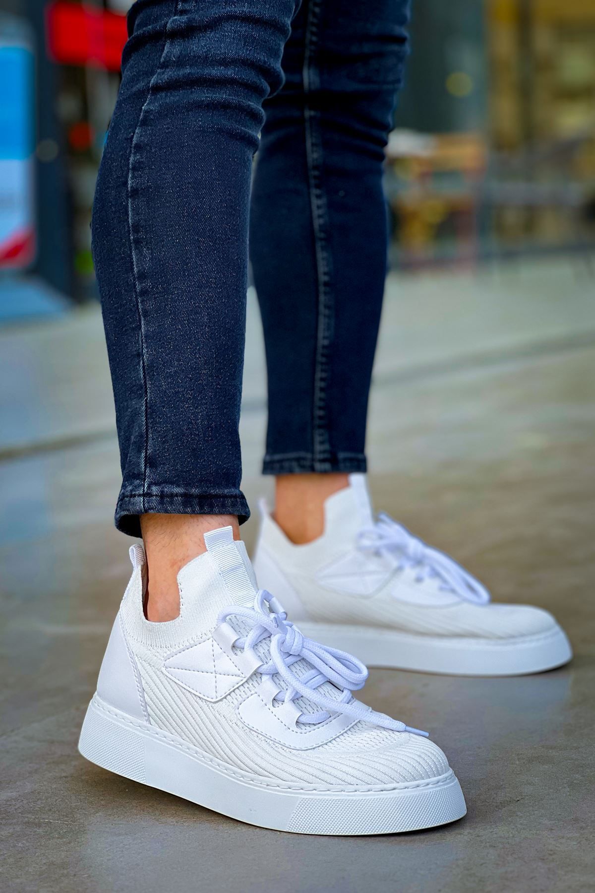 devrialemshoes CH2425 TBT Erkek Ayakkabı BEYAZ
